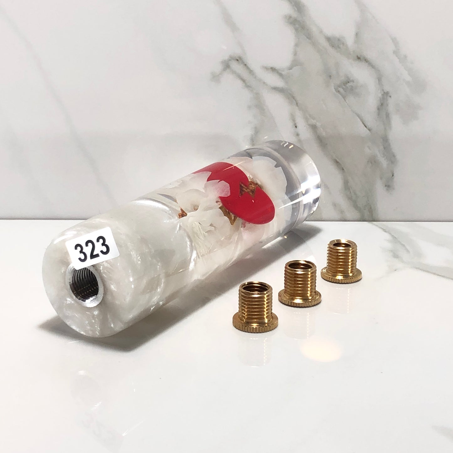 140mm White Blossom Broken Heart