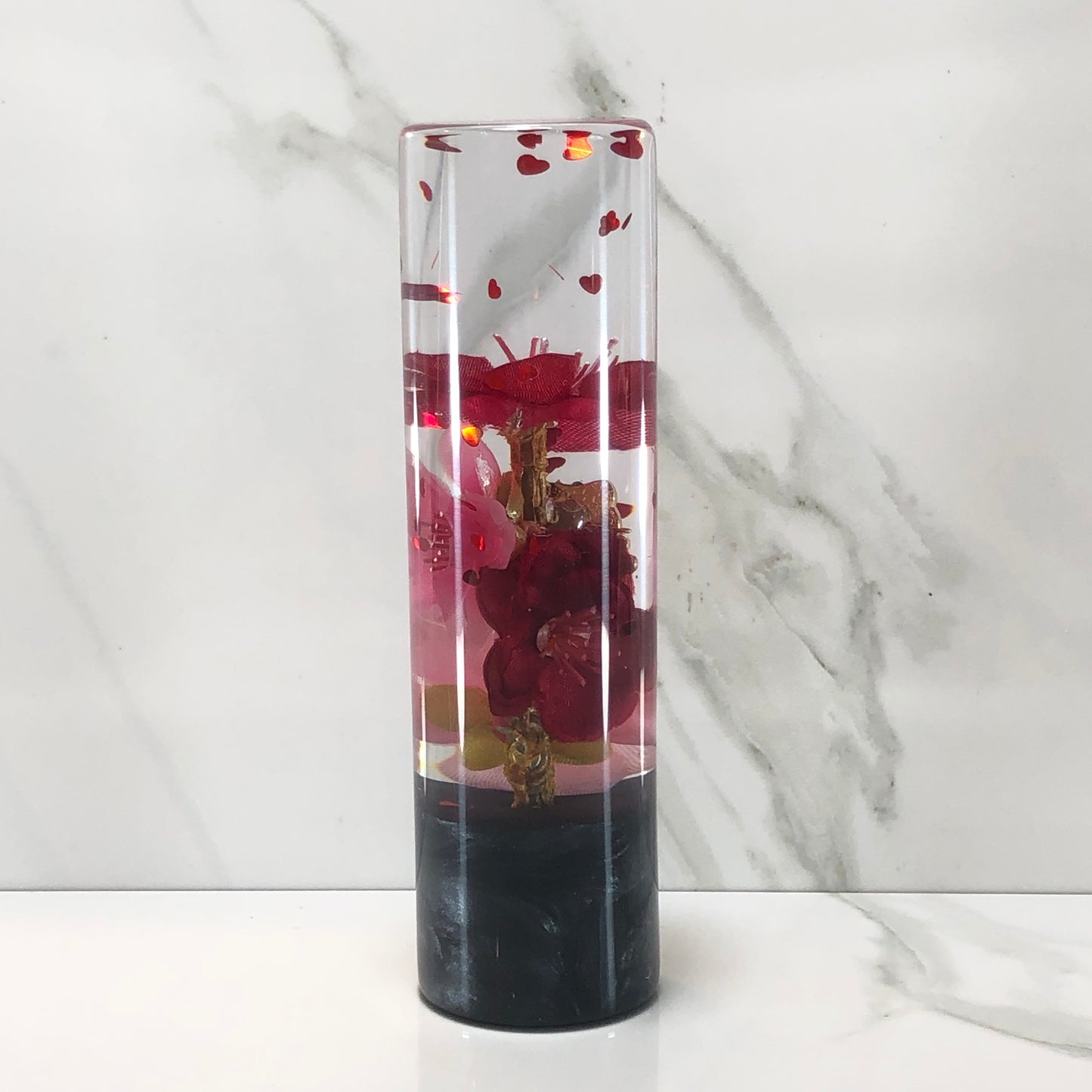 Mr__Grip 5 3/4 inch resin hello kitty red and pink cherry blossom #515