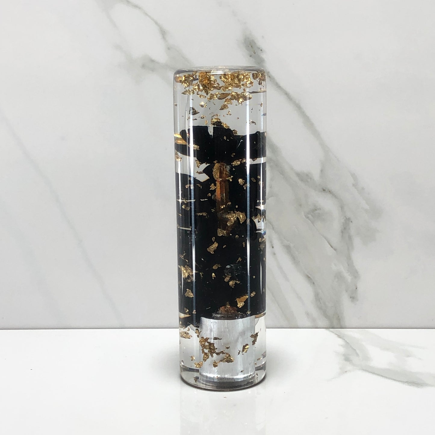 Mr__Grip 5 1/2 Inch Resin Custom Shift Knob Black Cherry Blossom JDM