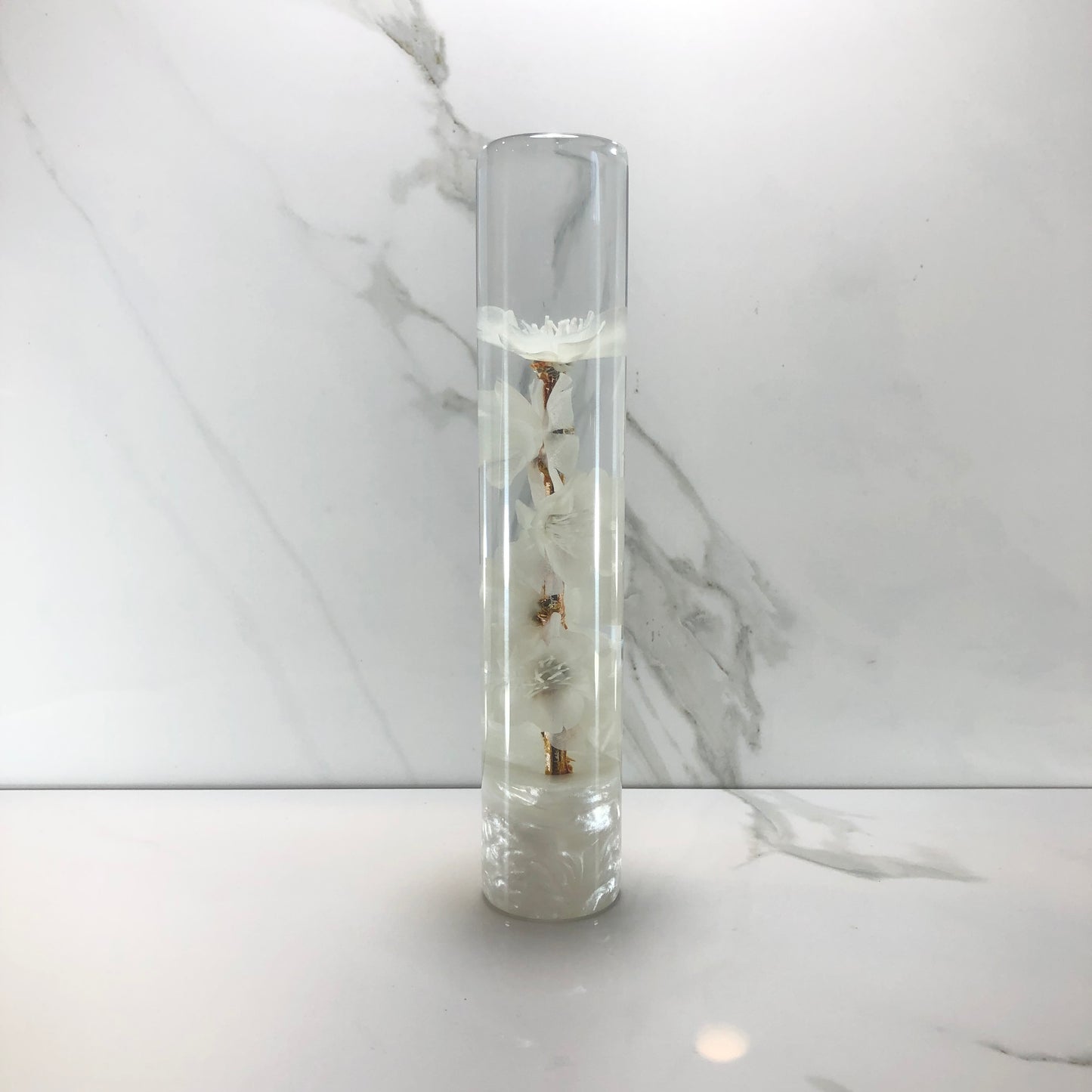 Mr__Grip Resin Shift Knob 190mm White Cherry Blossom Flower