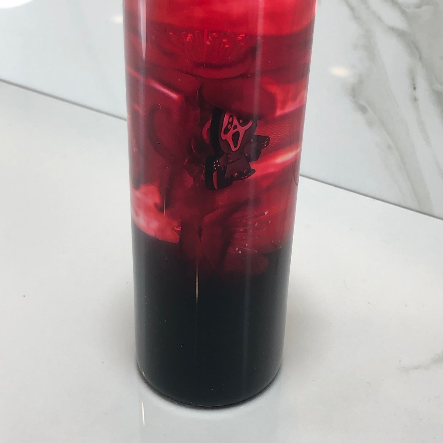 Mr__Grip 4 1/2 inch resin red bleeding cherry blossom Ghost Face #398