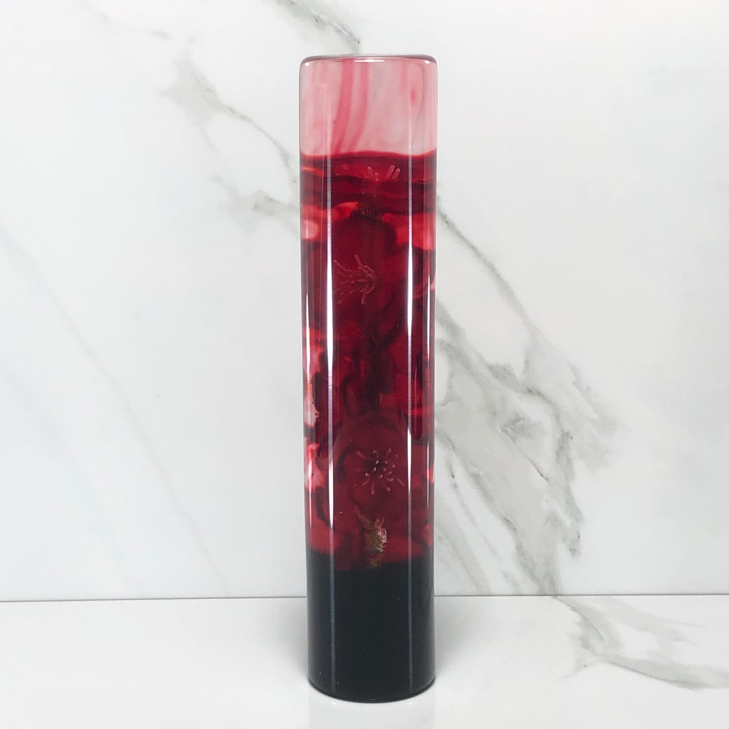 Mr__Grip Resin Shift Knob 190mm Bloody Red Blossom Flower