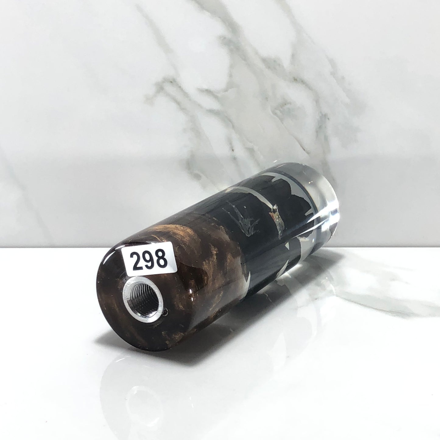 Mr__Grip 4 1/2 Inch Resin Custom Shift Knob black Cherry Blossom JDM