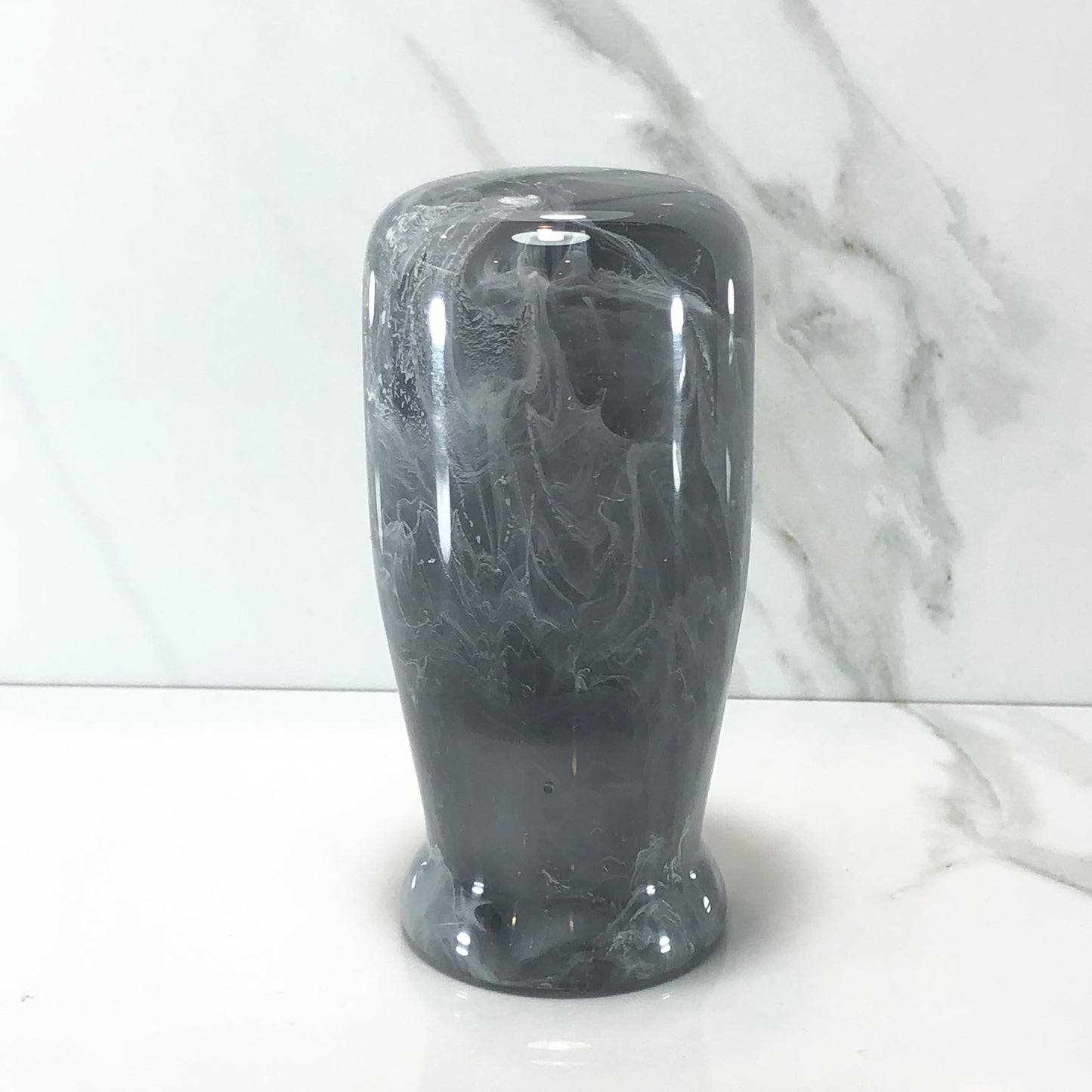 Mr__Grip 3 1/2 Inch Resin Custom Shift Knob white clouds smoke