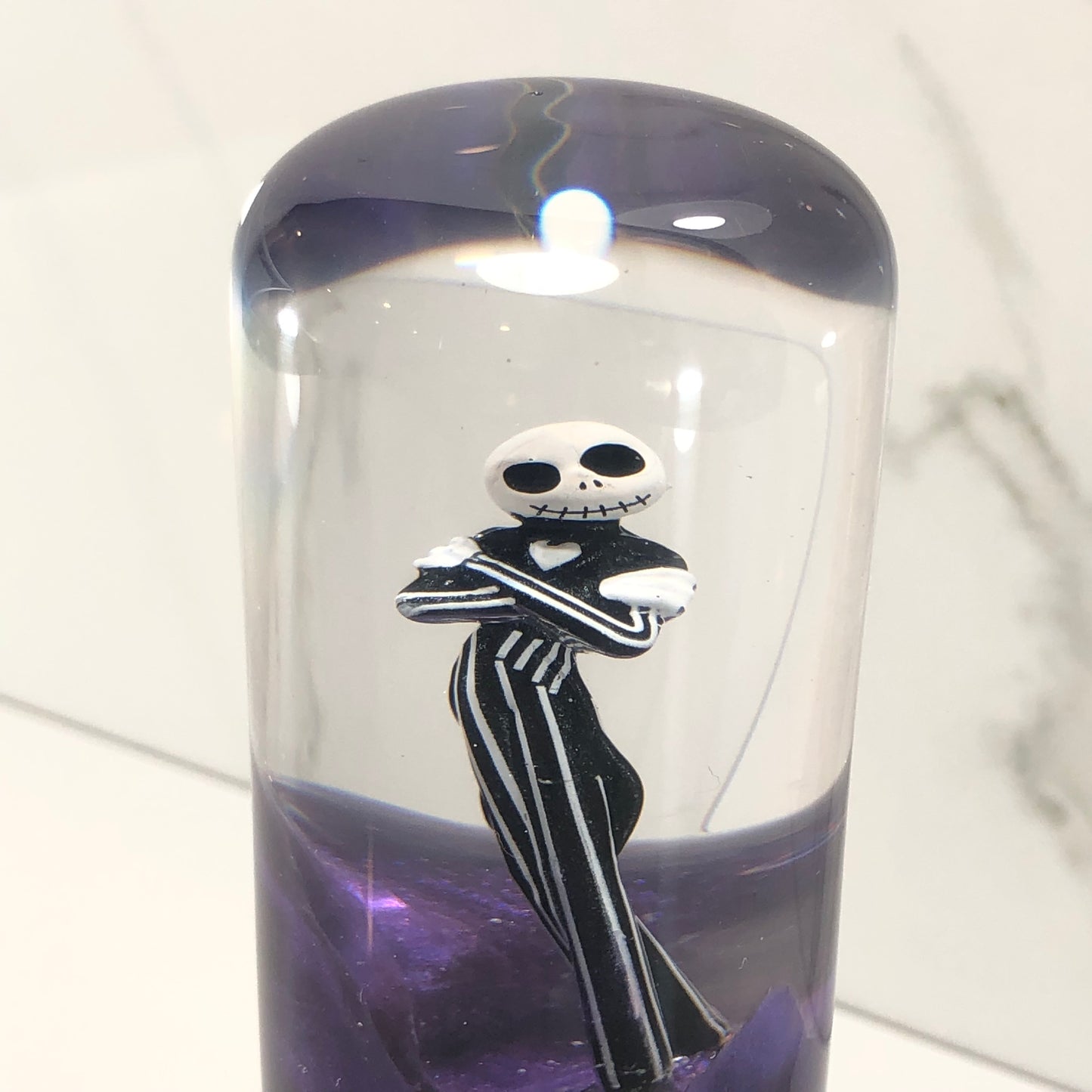 Mr__Grip 4 1/2 Inch Resin Custom Shift Knob Jack Skelington JDM 347