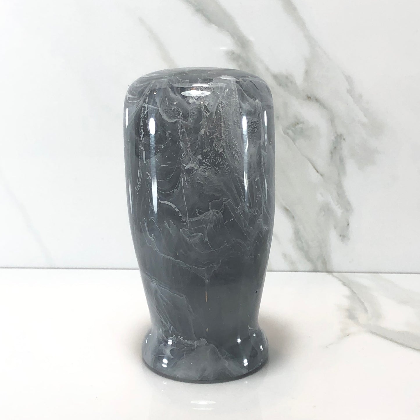 Mr__Grip 3 1/2 Inch Resin Custom Shift Knob white clouds smoke