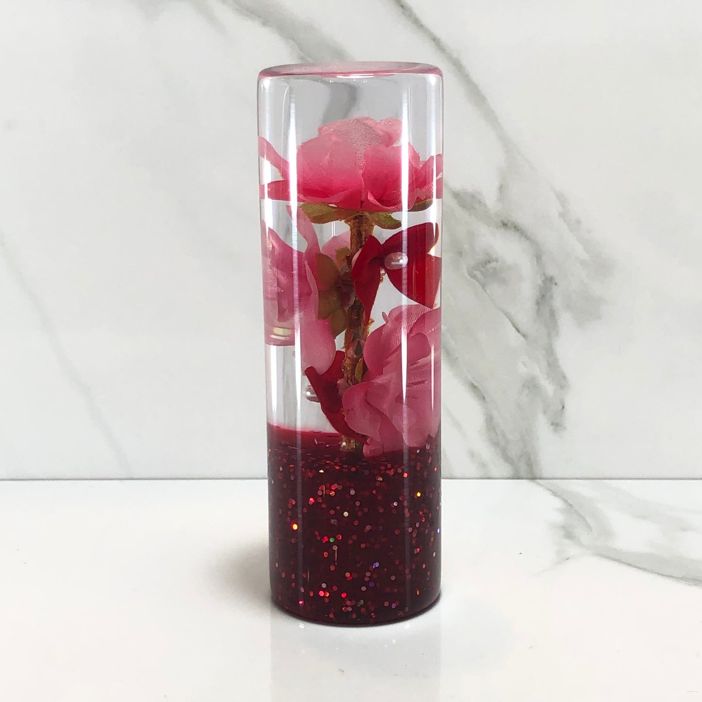 Mr__Grip 4 1/2 Inch Resin Custom Shift Knob Pink Cherry Blossom JDM 358