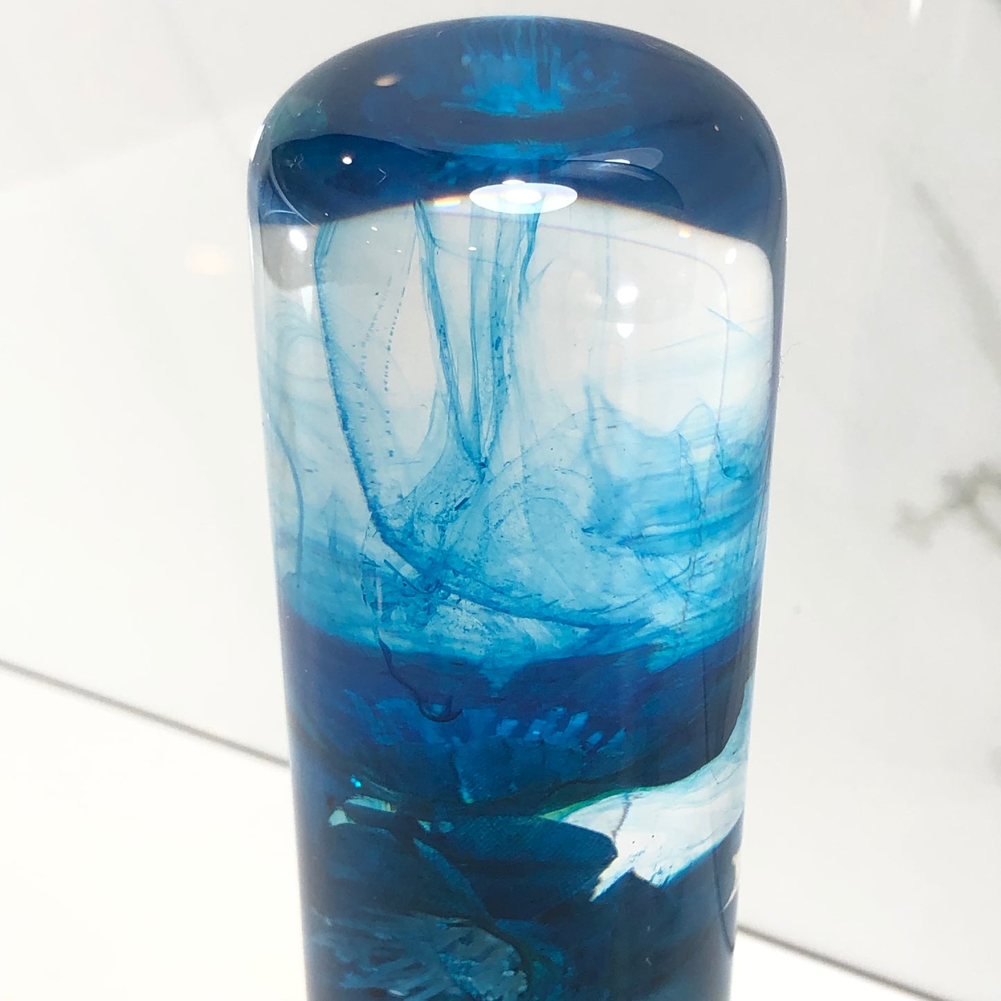Mr__Grip 5 3/4 inch resin bleeding teal cherry blossom #439