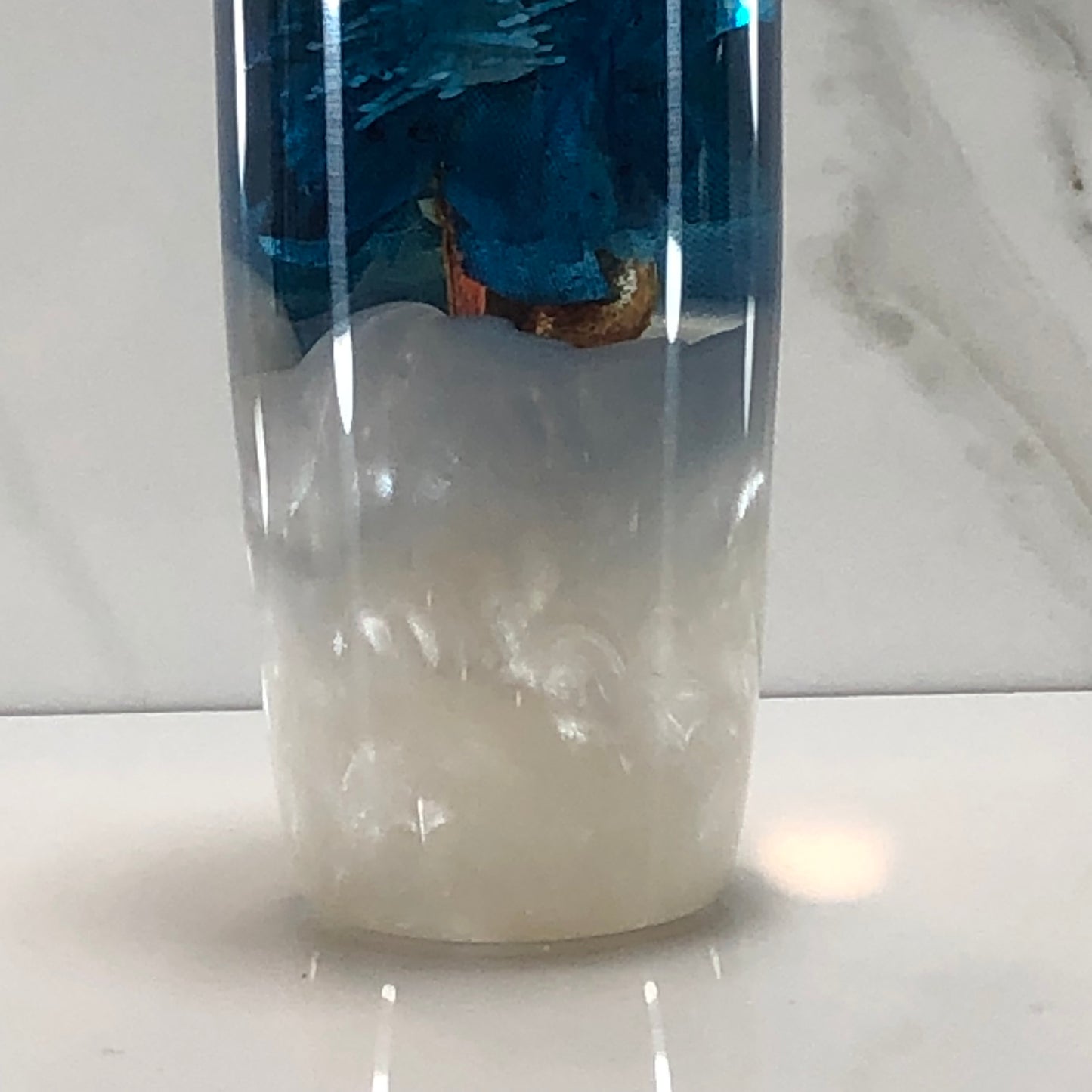 Mr__Grip 5 3/4 inch resin bleeding teal cherry blossom #439