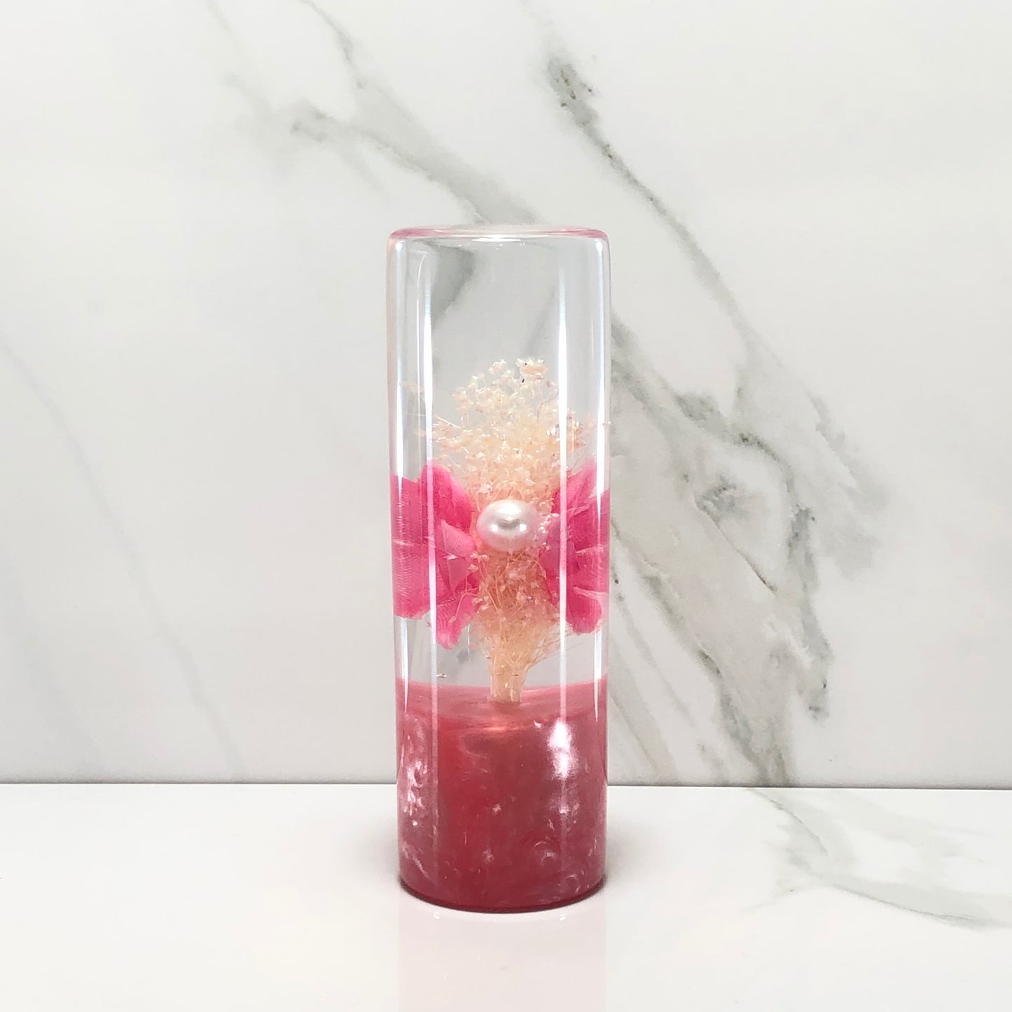 Mr__Grip 4 1/2 Inch Resin Custom Shift Knob White Cherry Blossom JDM