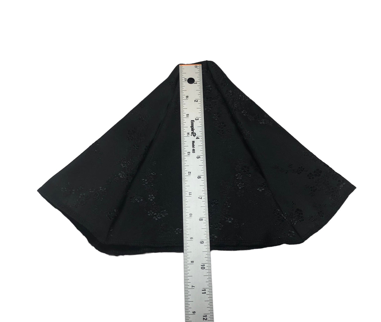 Silky Satin All Black Cherry Blossom Shift Boot