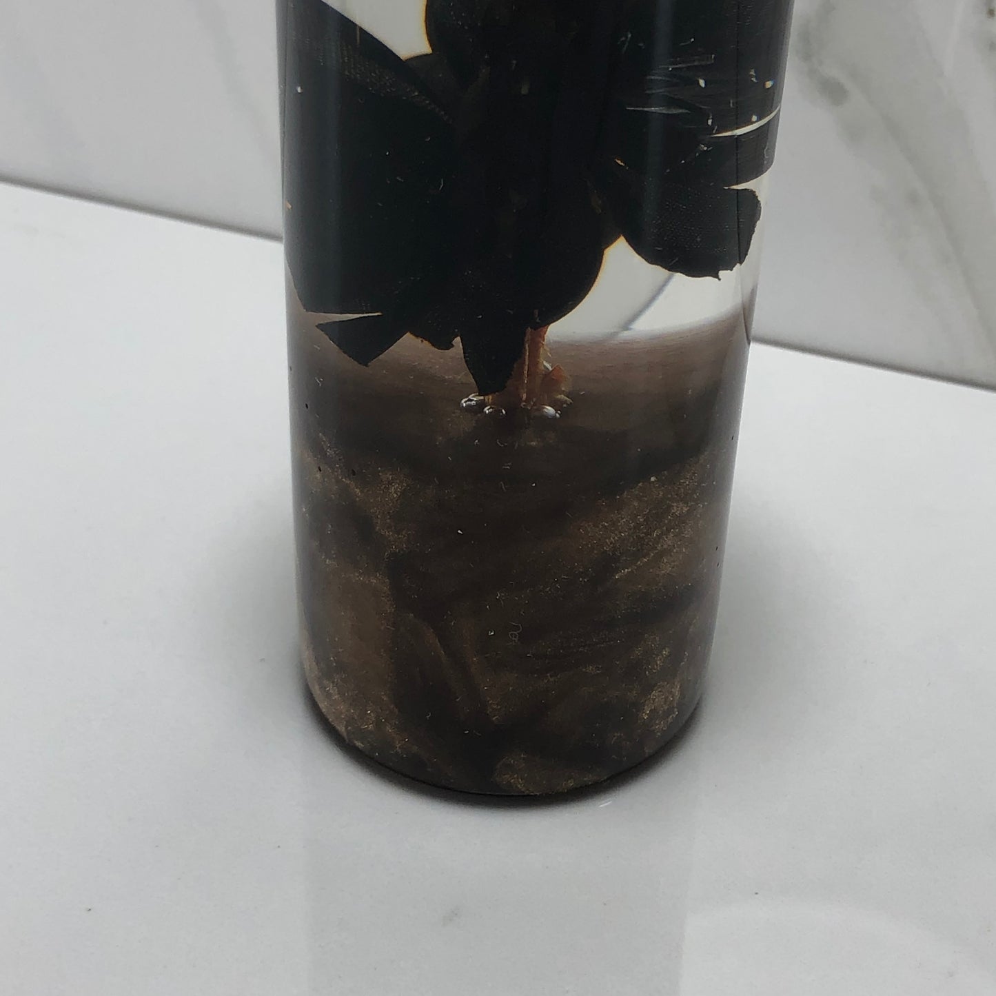 Mr__Grip 4 1/2 Inch Resin Custom Shift Knob black Cherry Blossom JDM