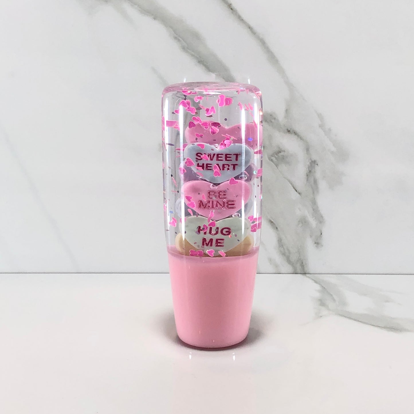 Mr__Grip 4 Inch Resin Custom Shift Knob Candy Be Mine #357