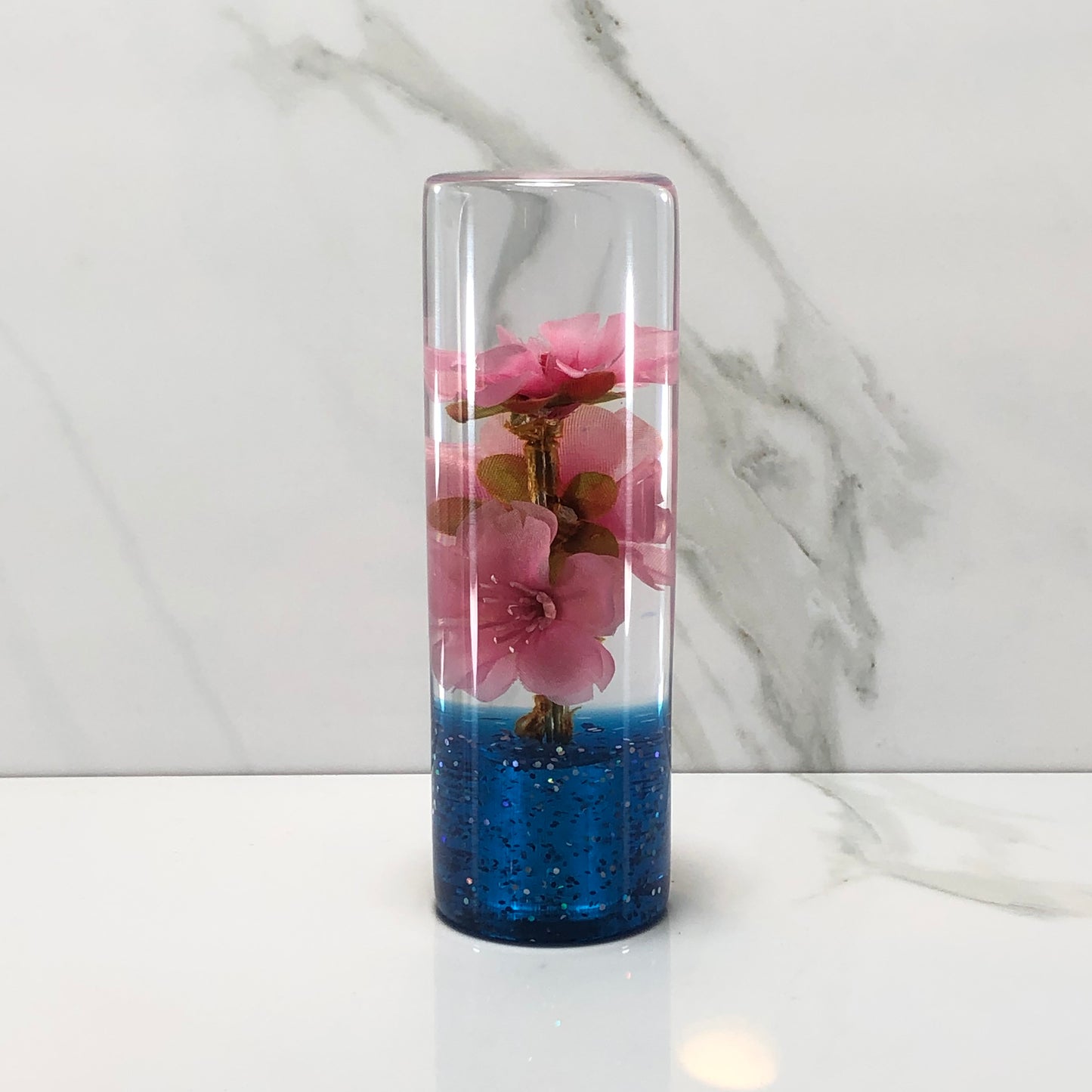 Mr__Grip 4 1/2 Inch Resin Custom Shift Knob Pink Cherry Blossom JDM
