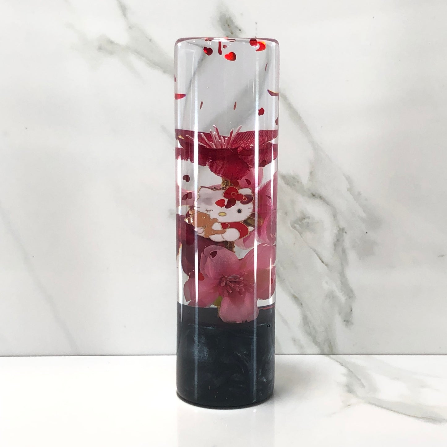 Mr__Grip 5 3/4 inch resin hello kitty red and pink cherry blossom #515