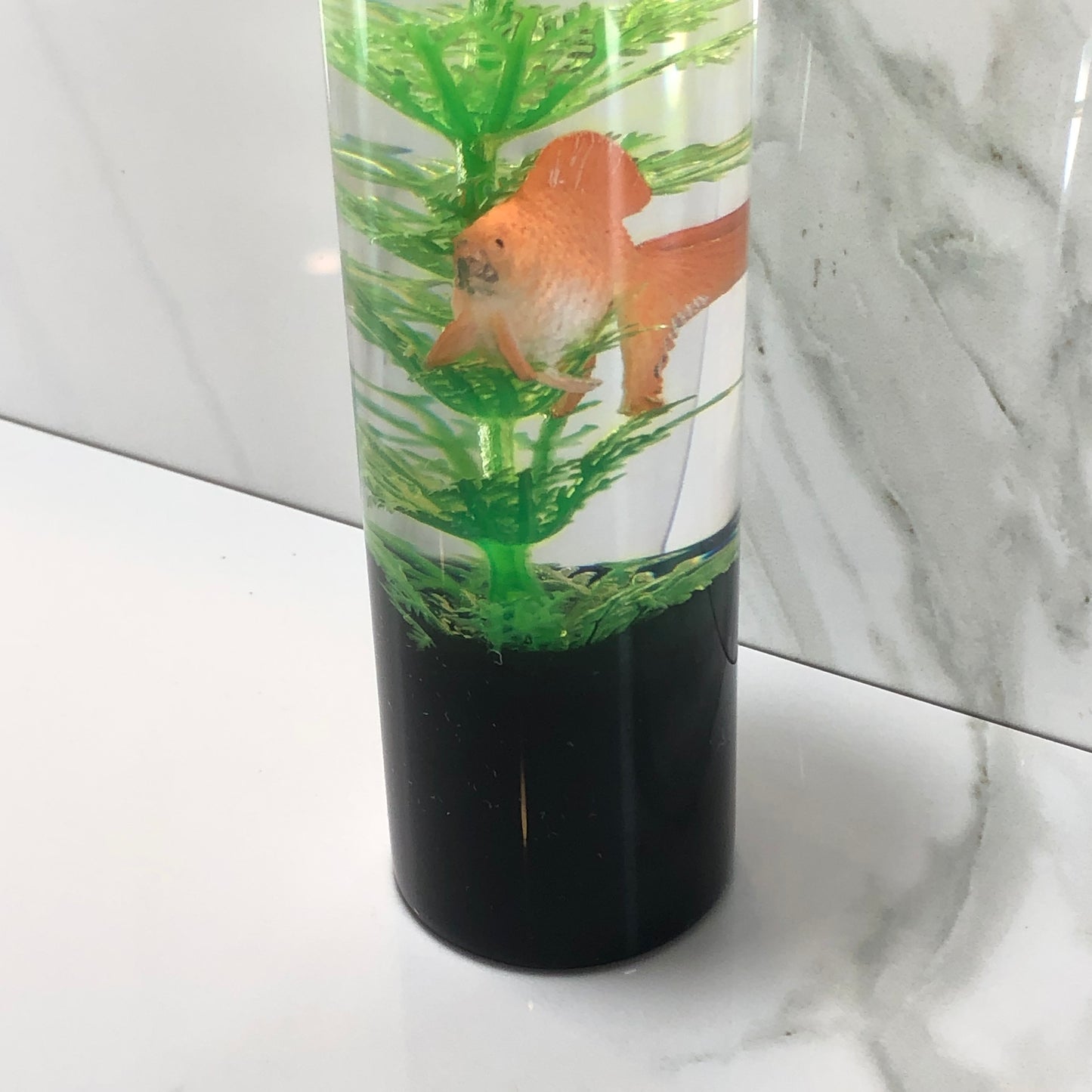 Mr__Grip 5 1/2 Inch Resin Custom Shift Knob chubby gold fish # 521