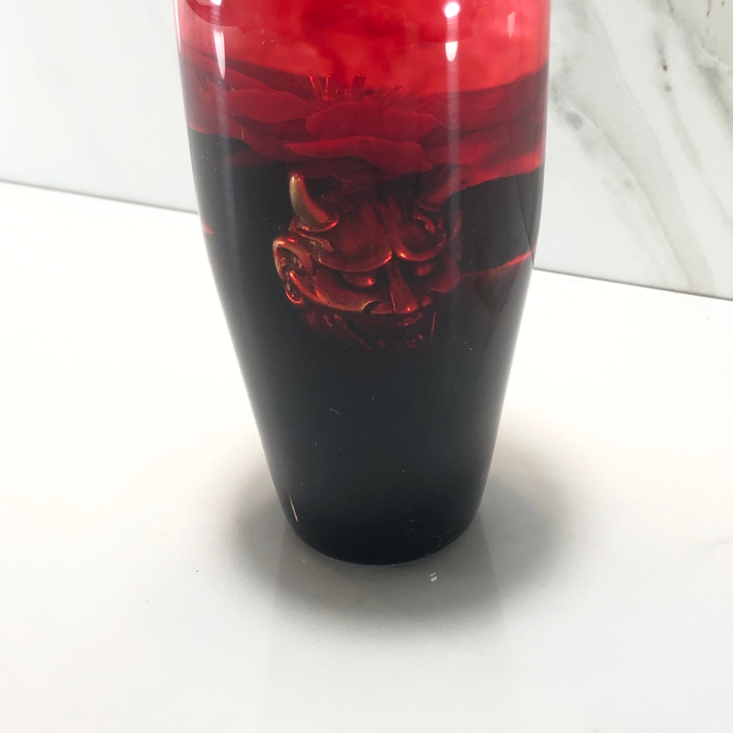 Mr__Grip 3 1/2 inch resin bleeding cherry blossom oni mask #525