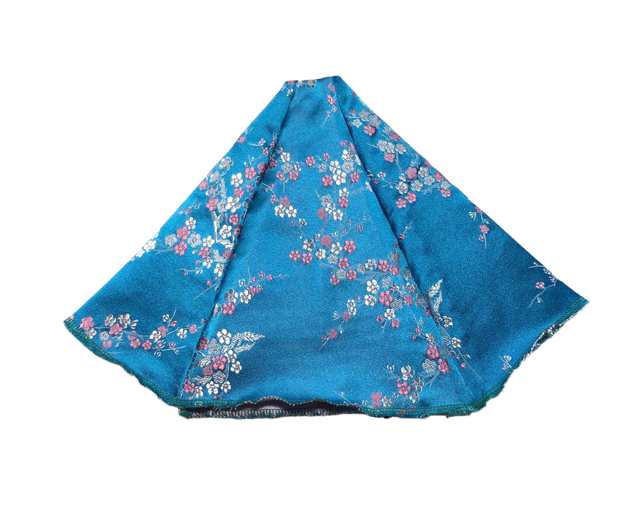 Silky Blue Teal Blossom Shift Boot