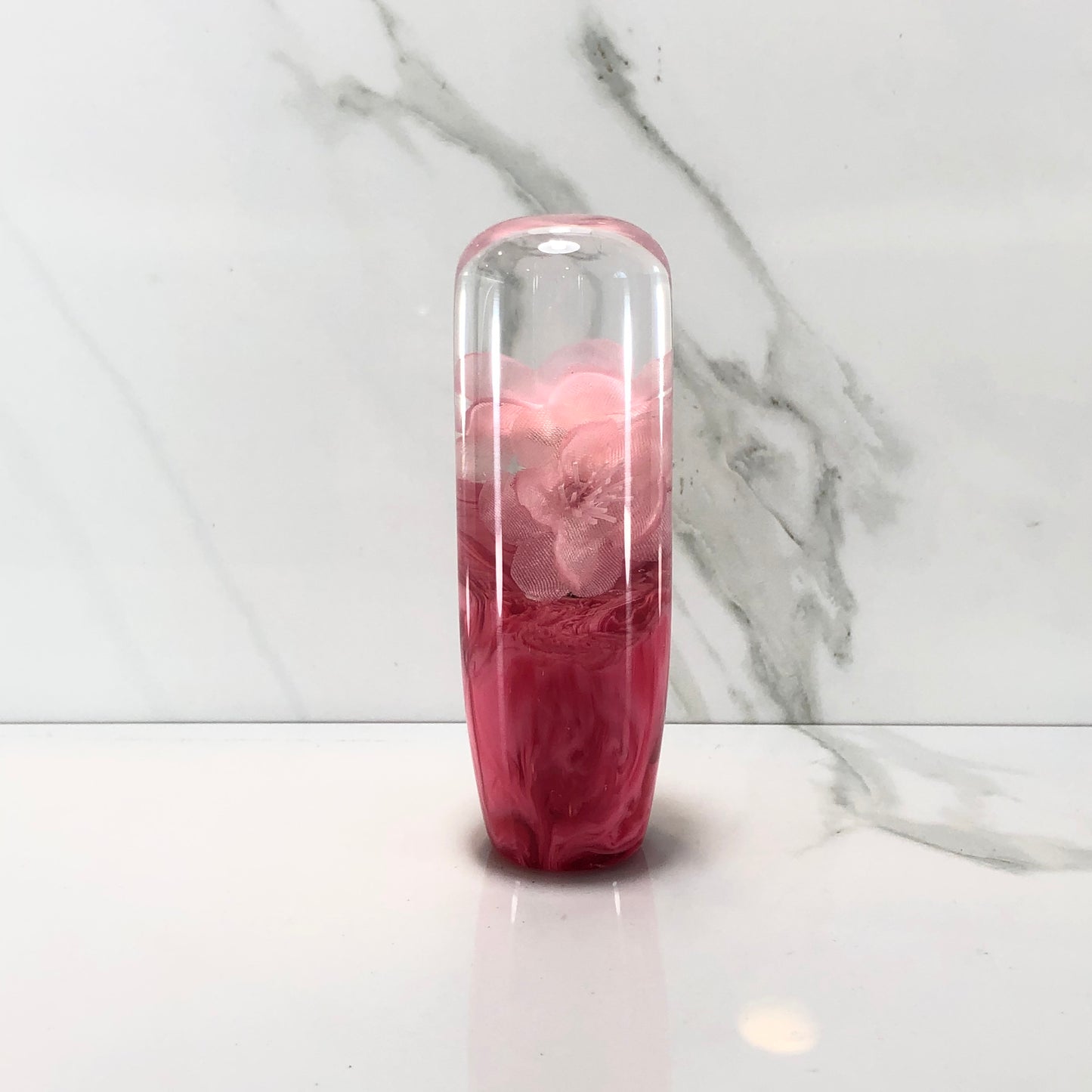 Mr__Grip Resin Shift Knob 115mm Light Pink Blossom joystick
