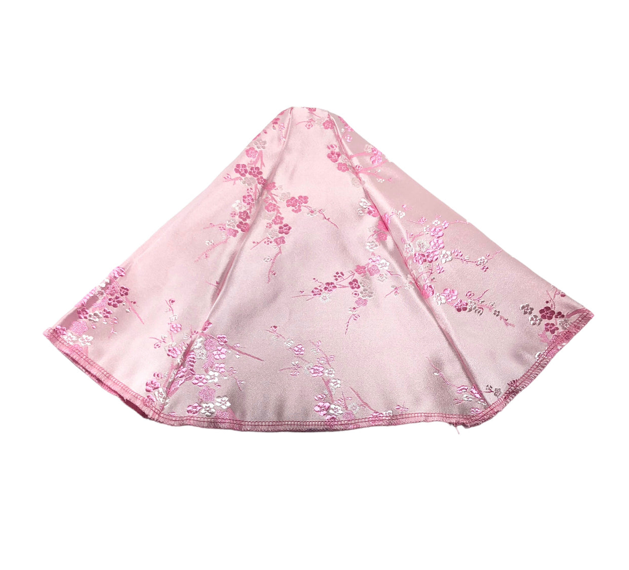 Silky Satin Light Pink and Pink Blossoms Shift Boot