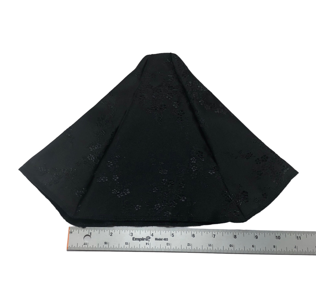 Silky Satin All Black Cherry Blossom Shift Boot