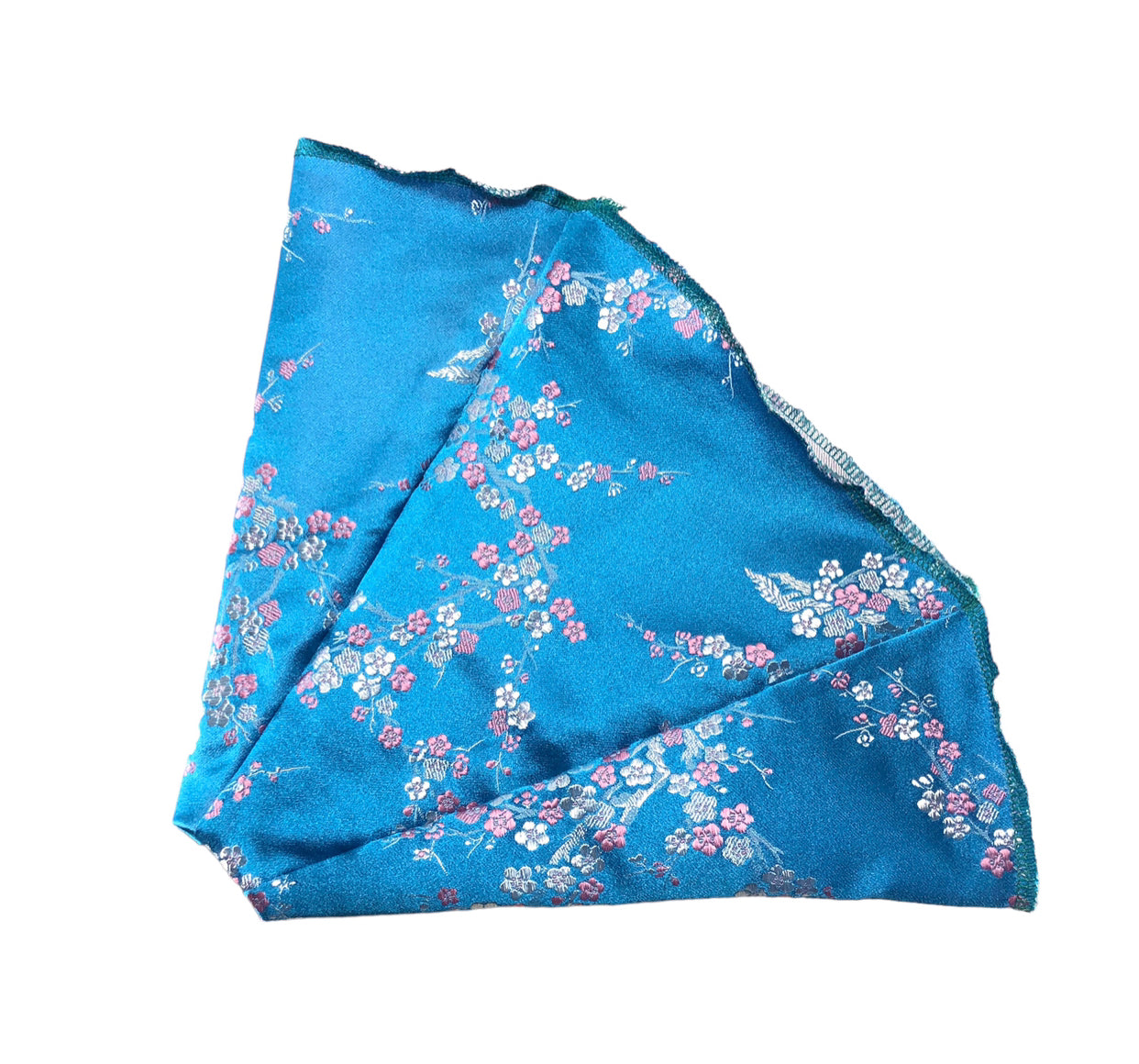 Silky Blue Teal Blossom Shift Boot