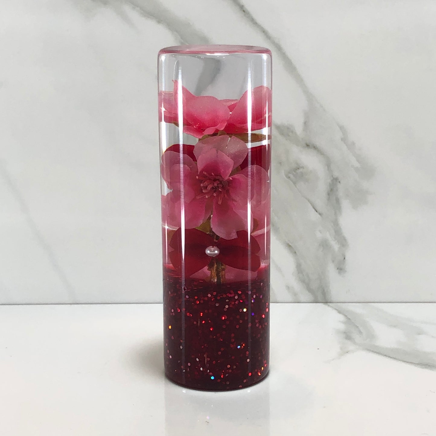 Mr__Grip 4 1/2 Inch Resin Custom Shift Knob Pink Cherry Blossom JDM 358