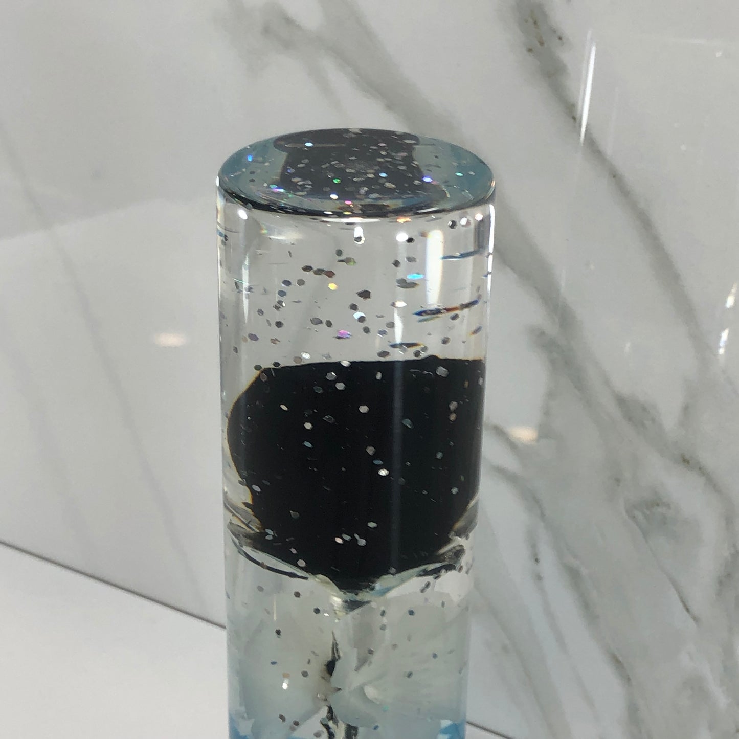 Mr__Grip 5 1/2 Inch Resin Custom Shift Knob Black Rose JDM