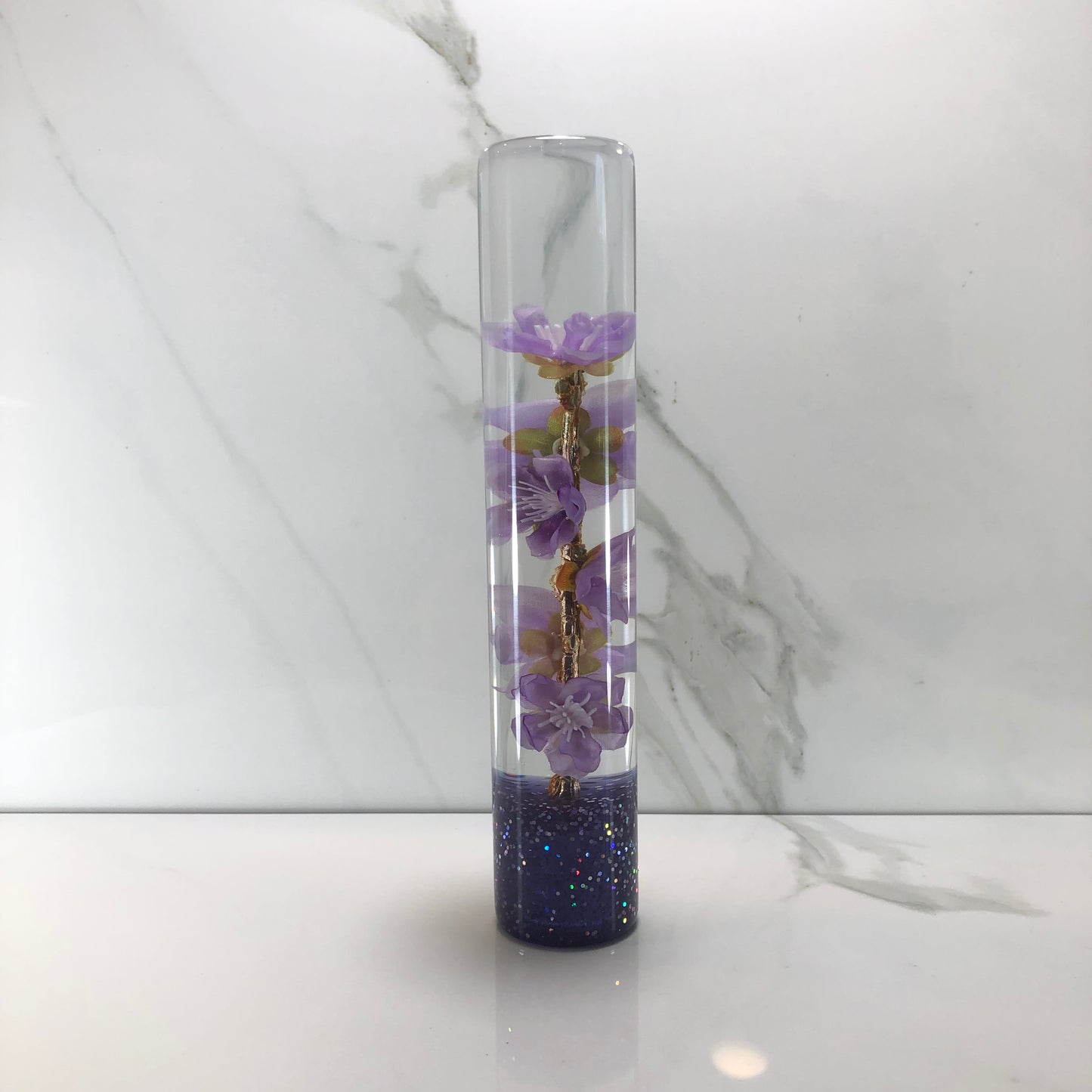 Mr__Grip Resin Shift Knob 190mm Small Purple Cherry Blossom Flower