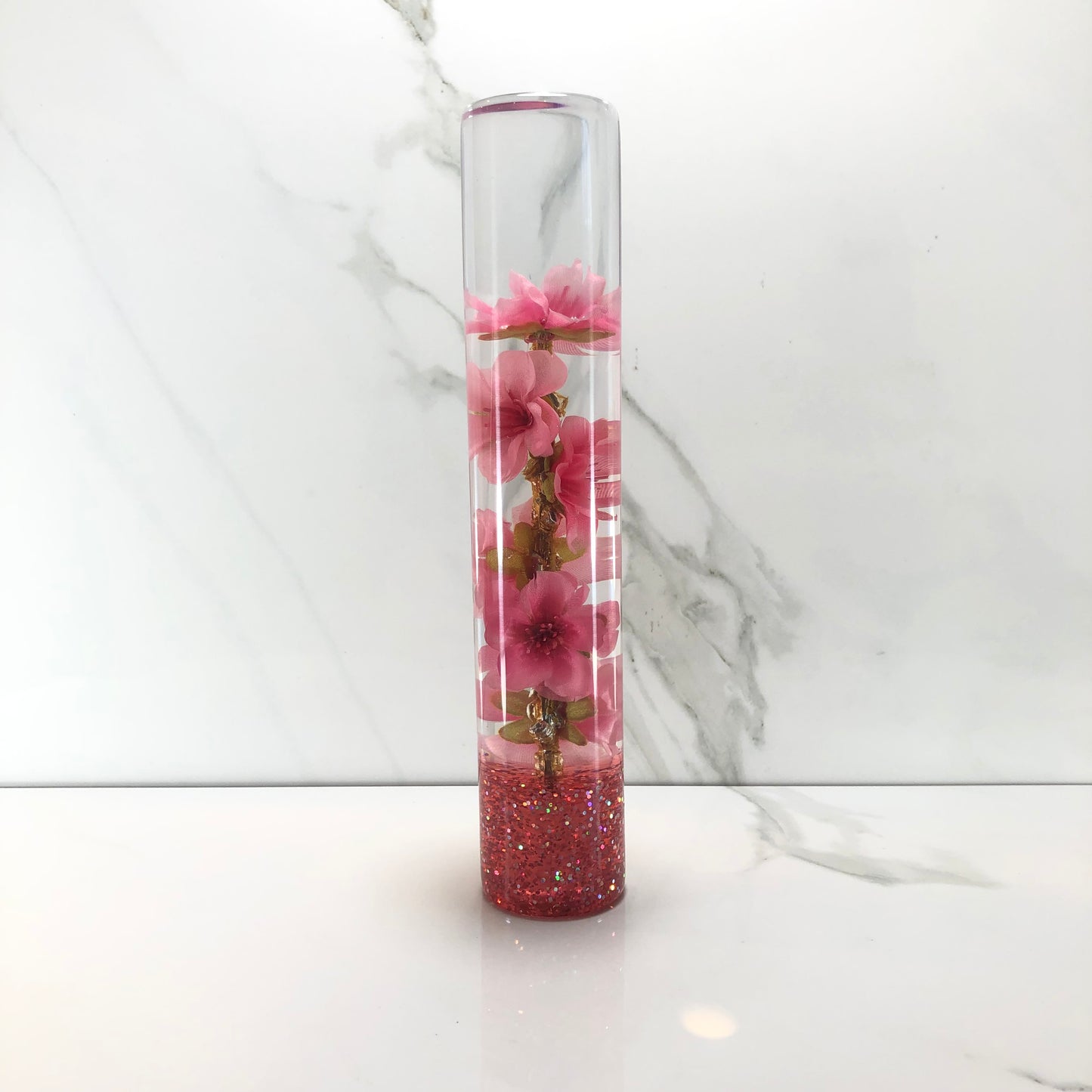 Mr__Grip Resin Shift Knob 190mm Pink Cherry Blossom Flower