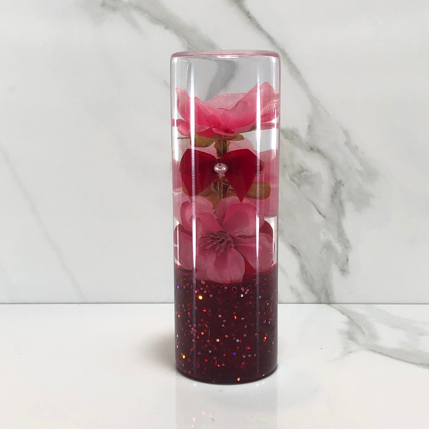 Mr__Grip 4 1/2 Inch Resin Custom Shift Knob Pink Cherry Blossom JDM 358