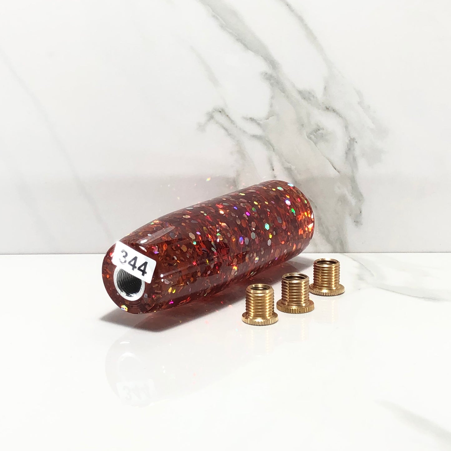 Mr__Grip Resin Shift Knob 115mm Orange Joystick