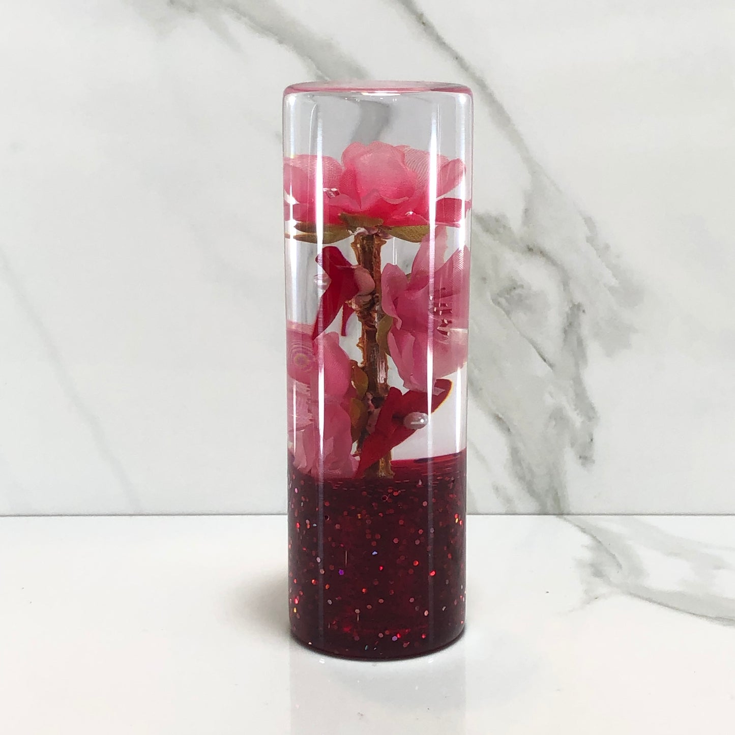 Mr__Grip 4 1/2 Inch Resin Custom Shift Knob Pink Cherry Blossom JDM 358