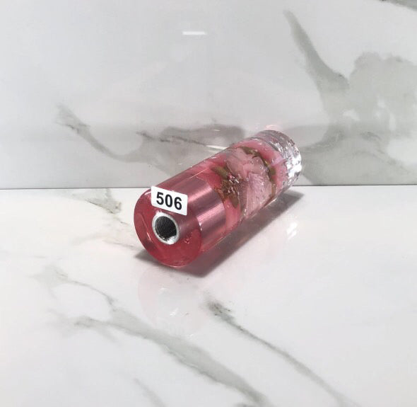 Mr__Grip 4 1/2 Inch Resin Custom Shift Knob Pink Cherry Blossom #506