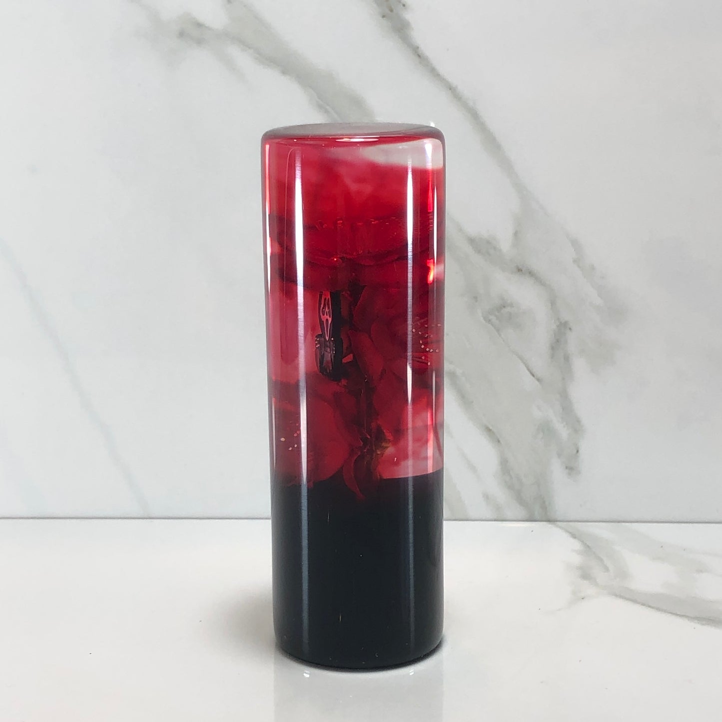 Mr__Grip 4 1/2 inch resin red bleeding cherry blossom Ghost Face #398