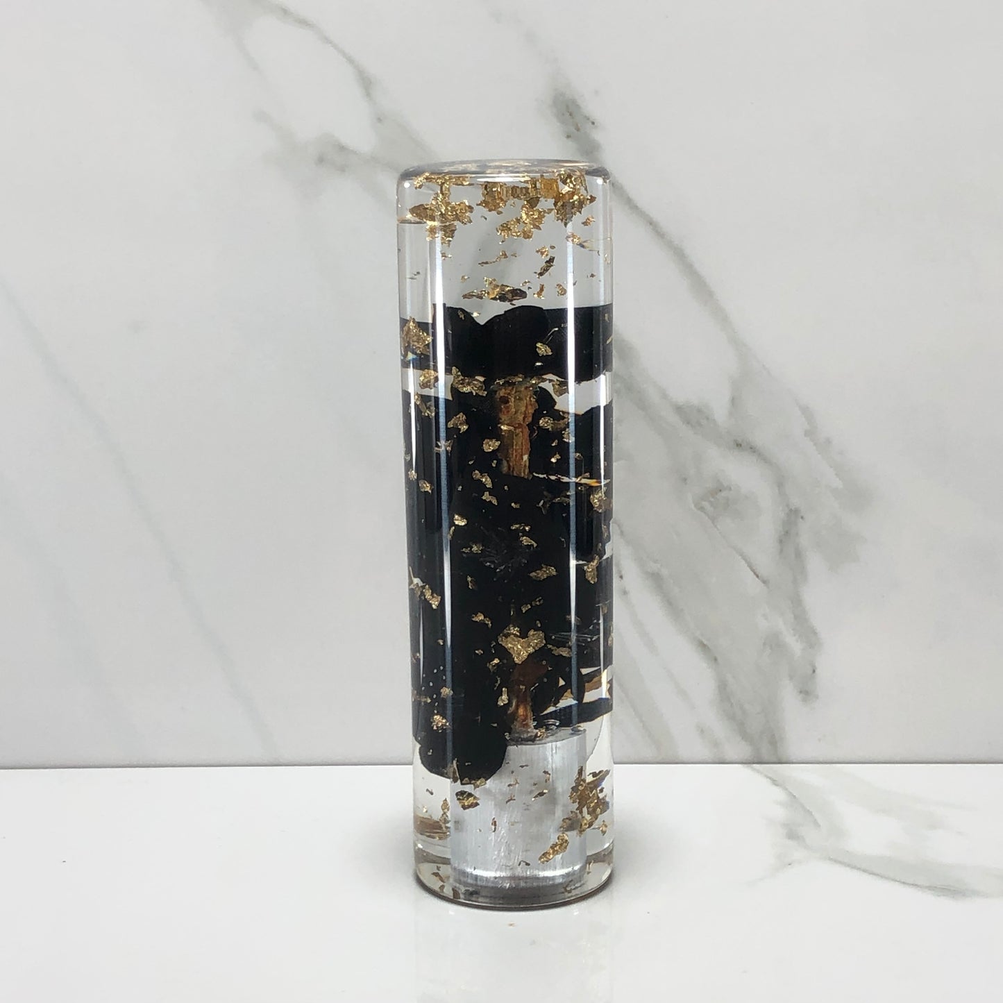 Mr__Grip 5 1/2 Inch Resin Custom Shift Knob Black Cherry Blossom JDM