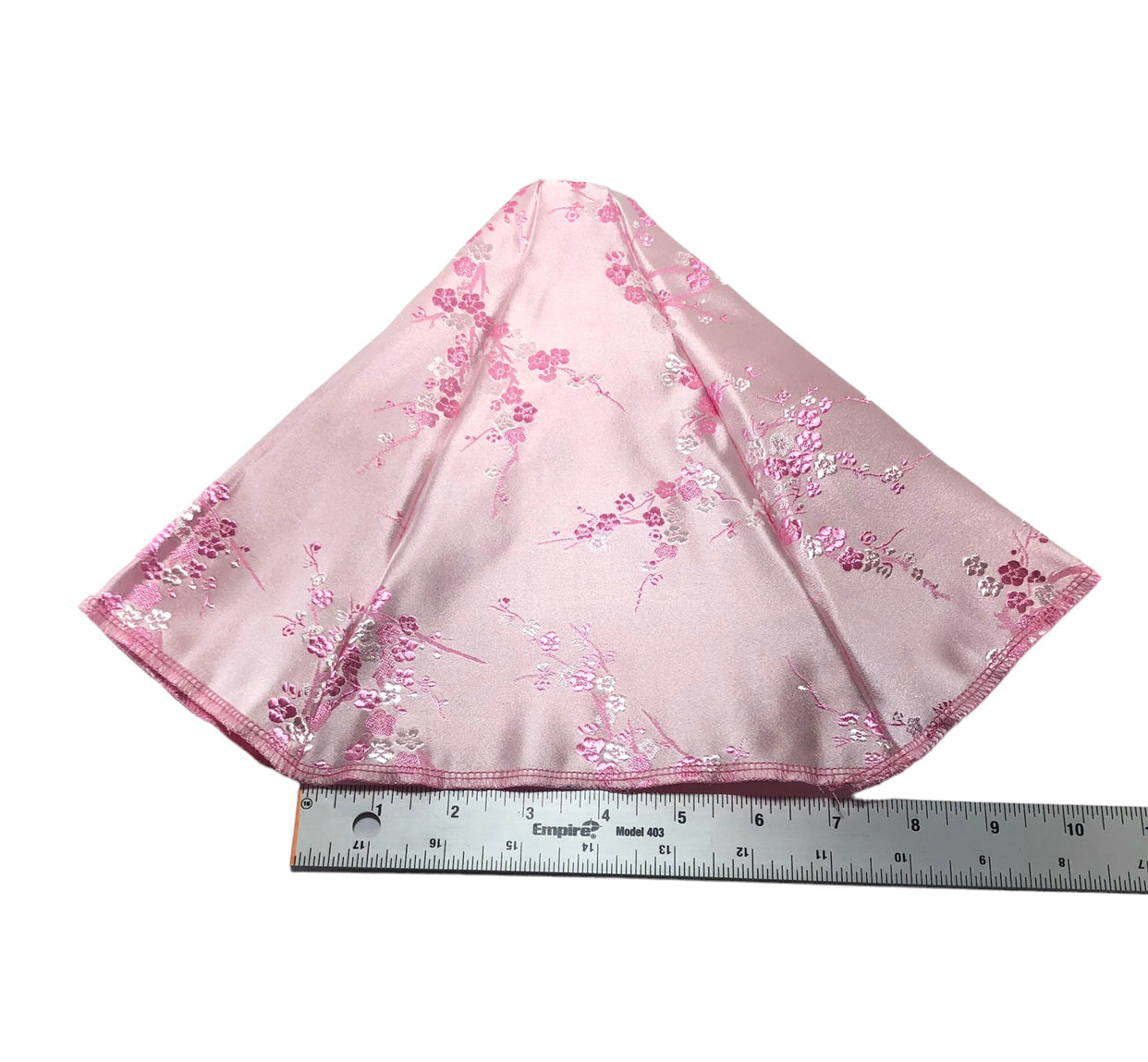 Silky Satin Light Pink and Pink Blossoms Shift Boot