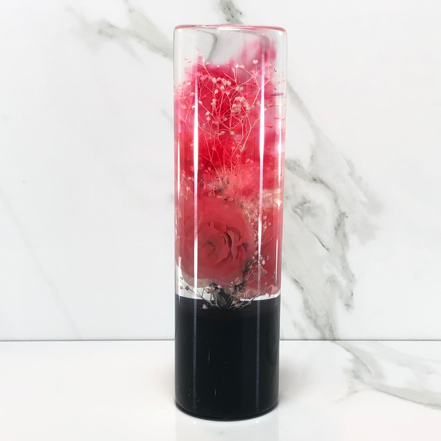 Mr__Grip 5 1/2 Inch Resin Custom Shift Knob pink rose