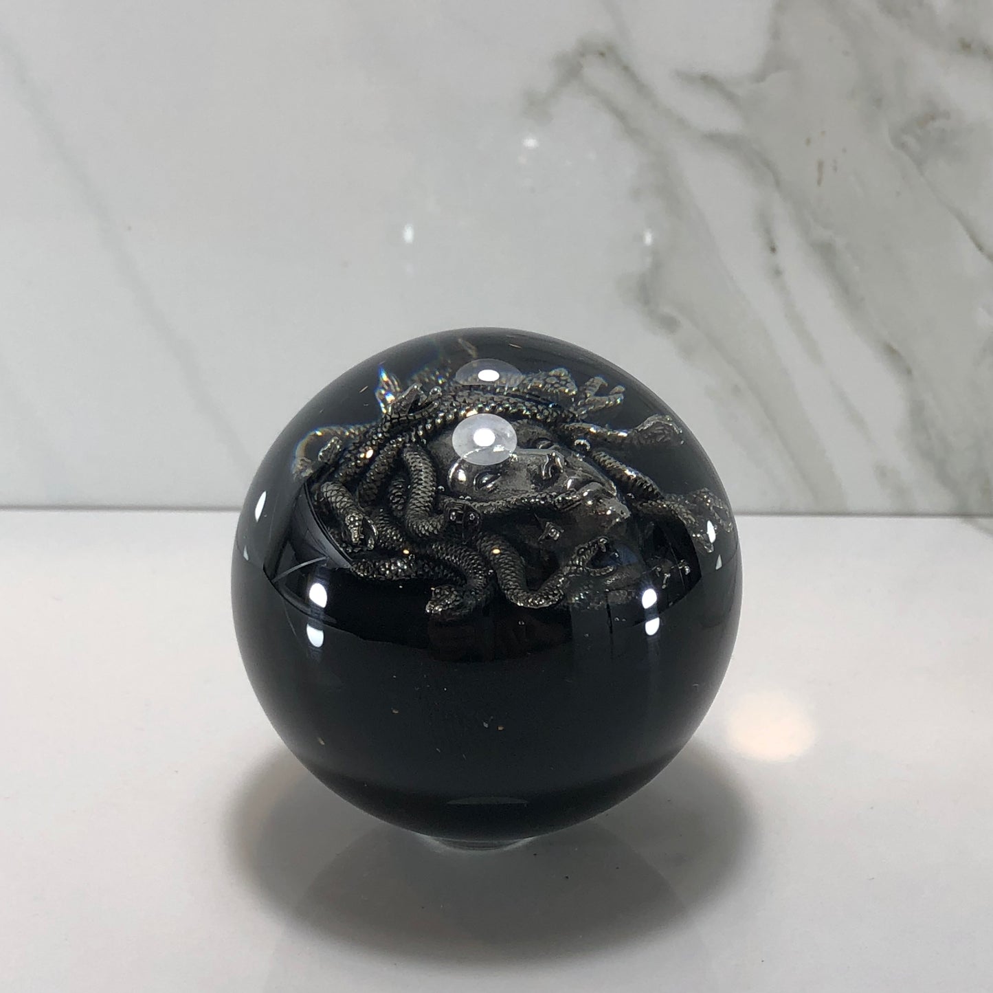 Mr__Grip 60mm Resin Shift Knob Round Medusa