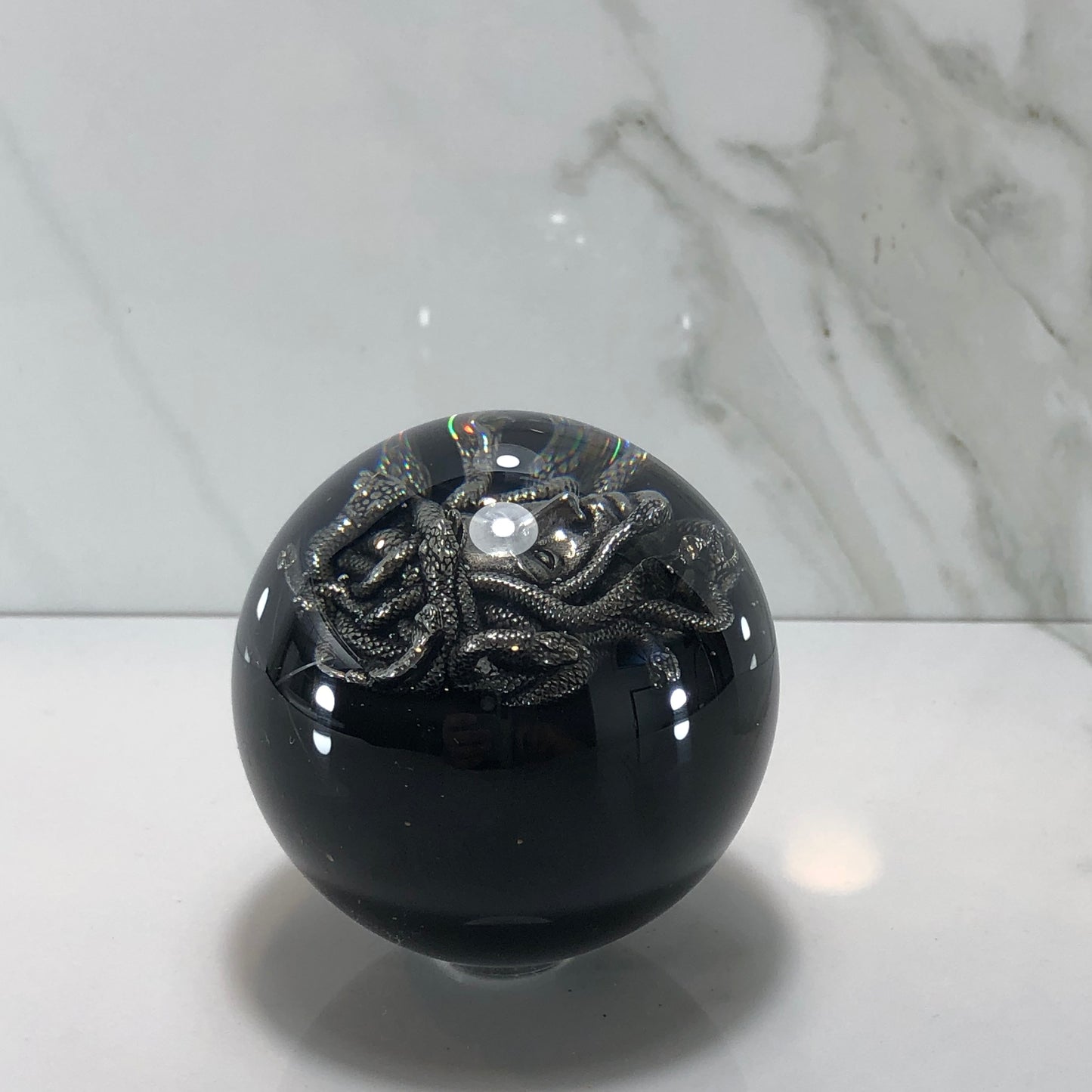 Mr__Grip 60mm Resin Shift Knob Round Medusa
