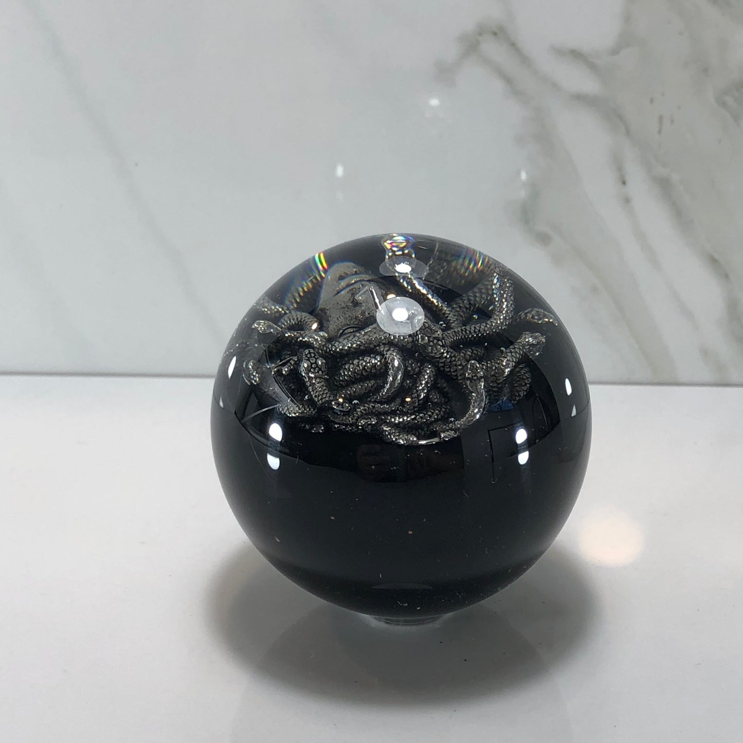 Mr__Grip 60mm Resin Shift Knob Round Medusa