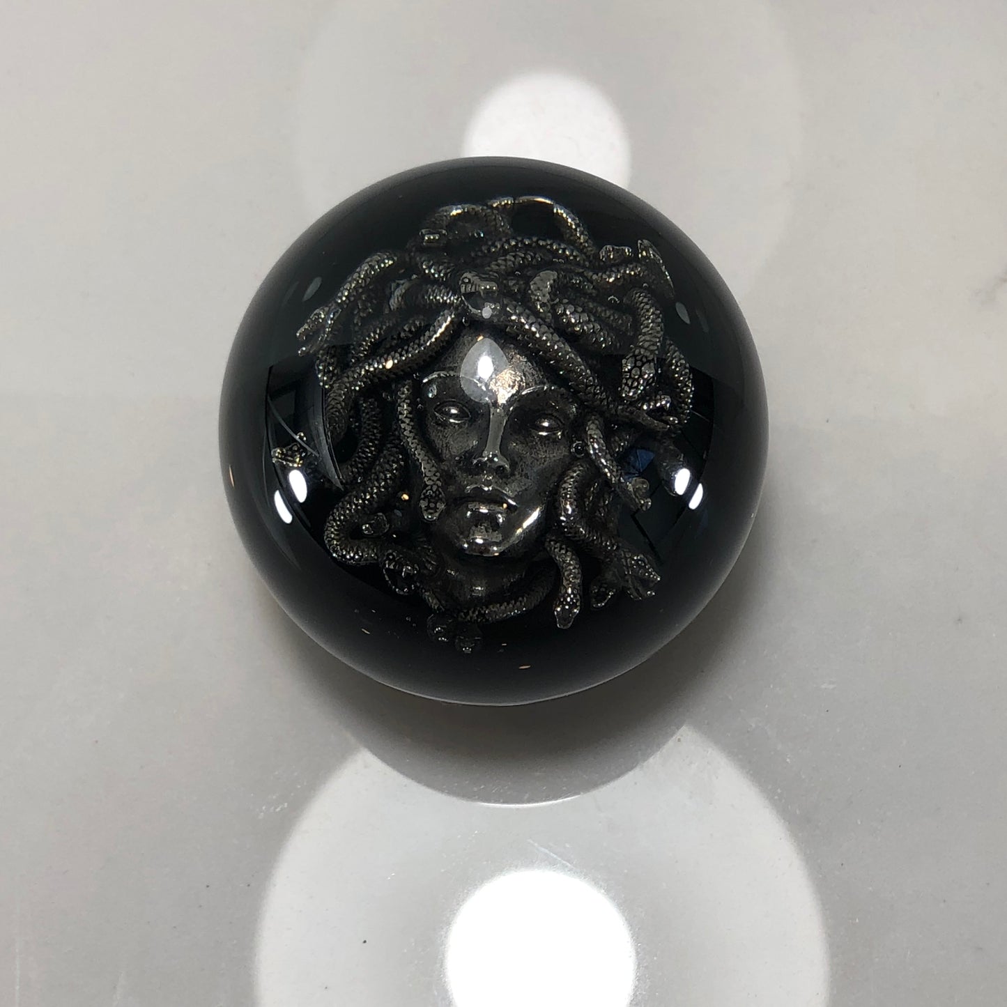 Mr__Grip 60mm Resin Shift Knob Round Medusa