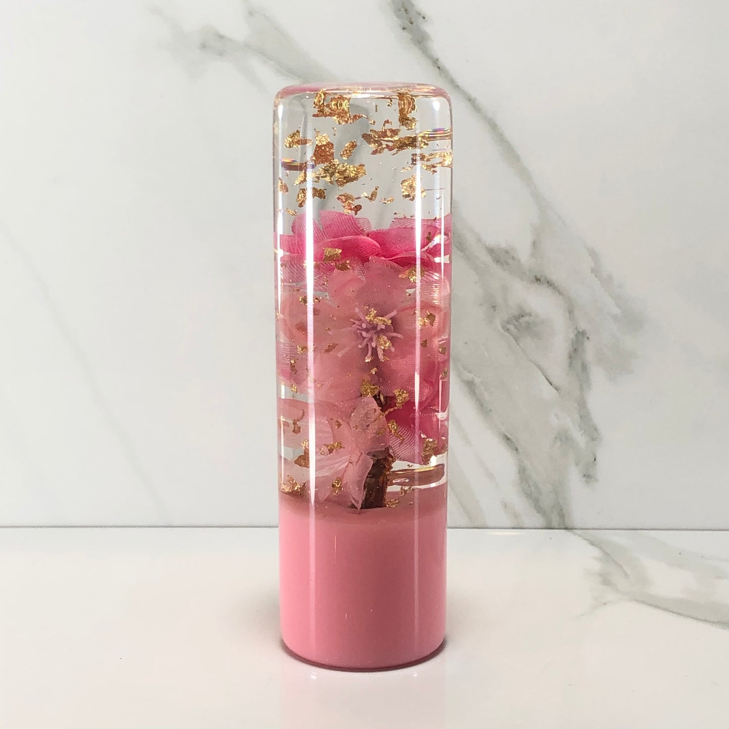 Mr__Grip 5 Inch Resin Custom Shift Knob Pink Cherry Blossom JDM #404