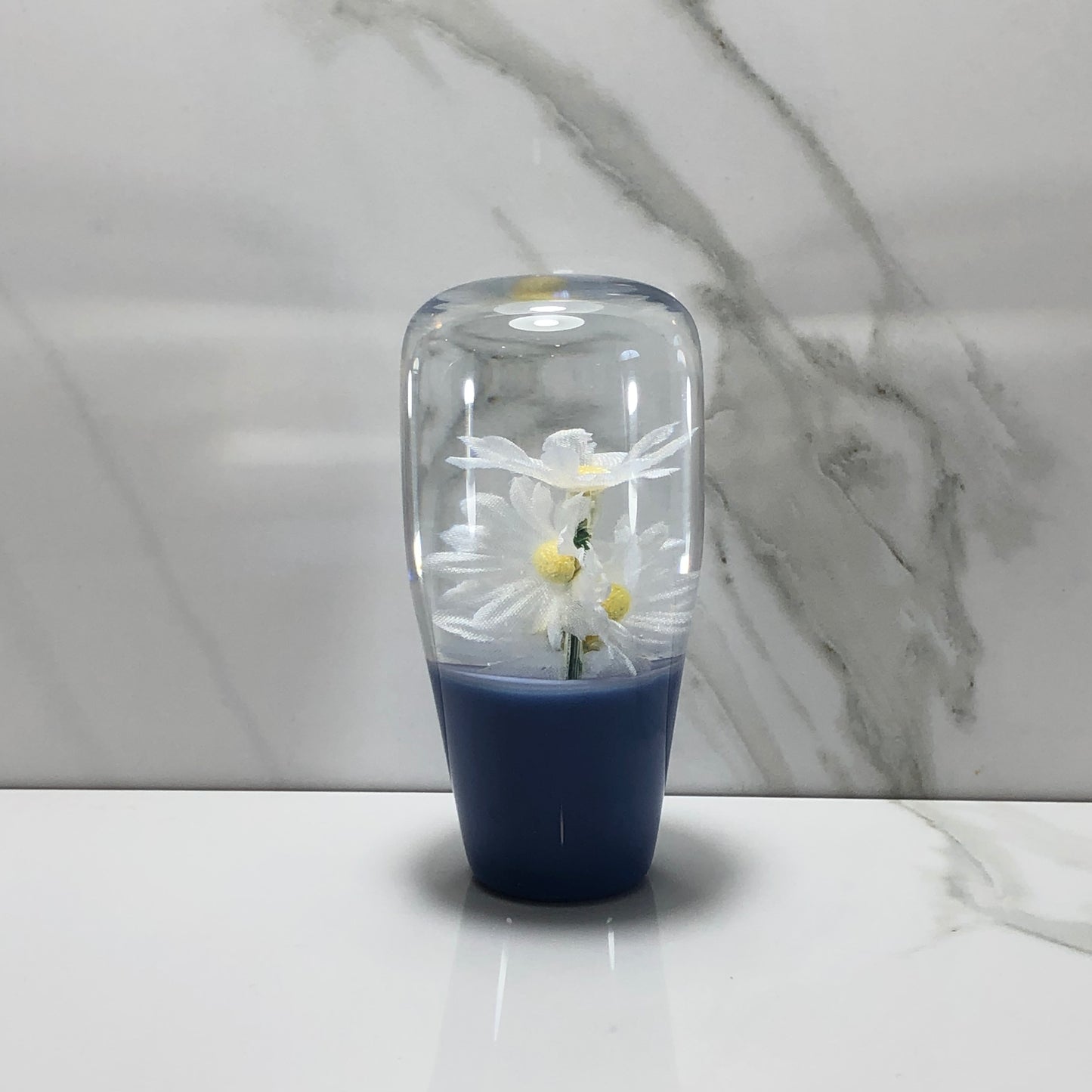 Mr__Grip 3 1/2 Inch Resin Custom Shift Knob Daisies JDM