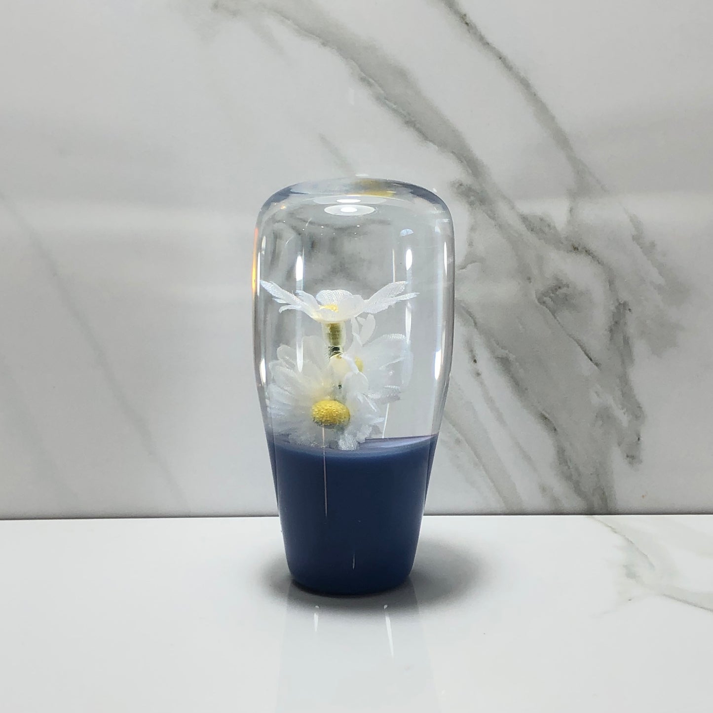 Mr__Grip 3 1/2 Inch Resin Custom Shift Knob Daisies JDM
