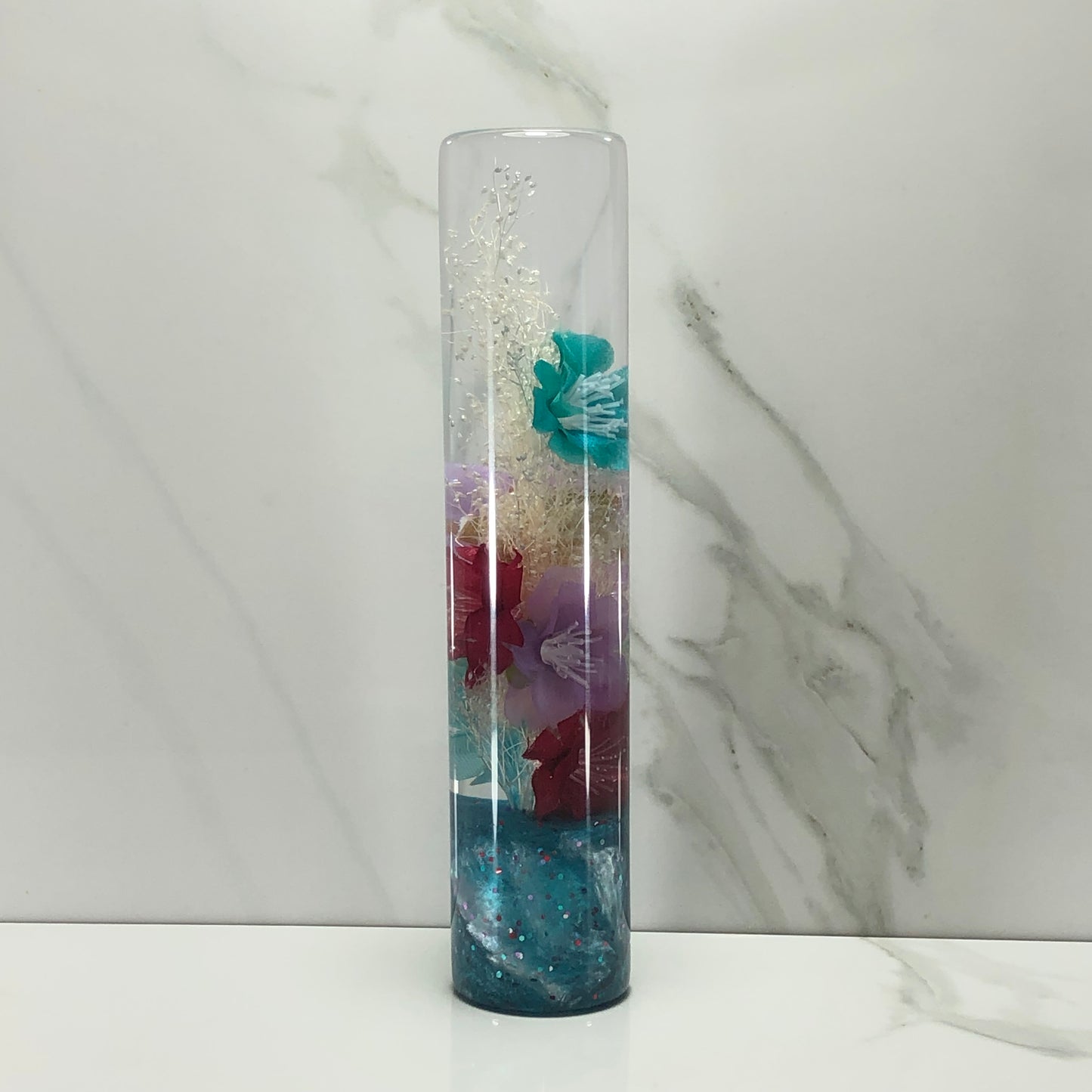 Mr__Grip 7 Inch Resin Custom Shift Knob Multicolored Cherry Blossom JDM