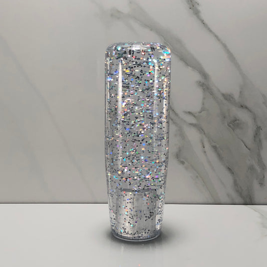 Mr__Grip Resin Shift Knob 115mm Silver Holographic Joystick