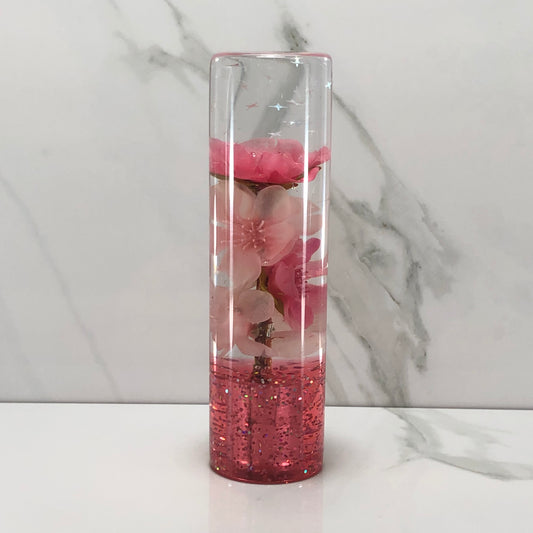 Mr__Grip 5 1/2 Inch Resin Custom Shift Knob pink Cherry Blossom  JDM