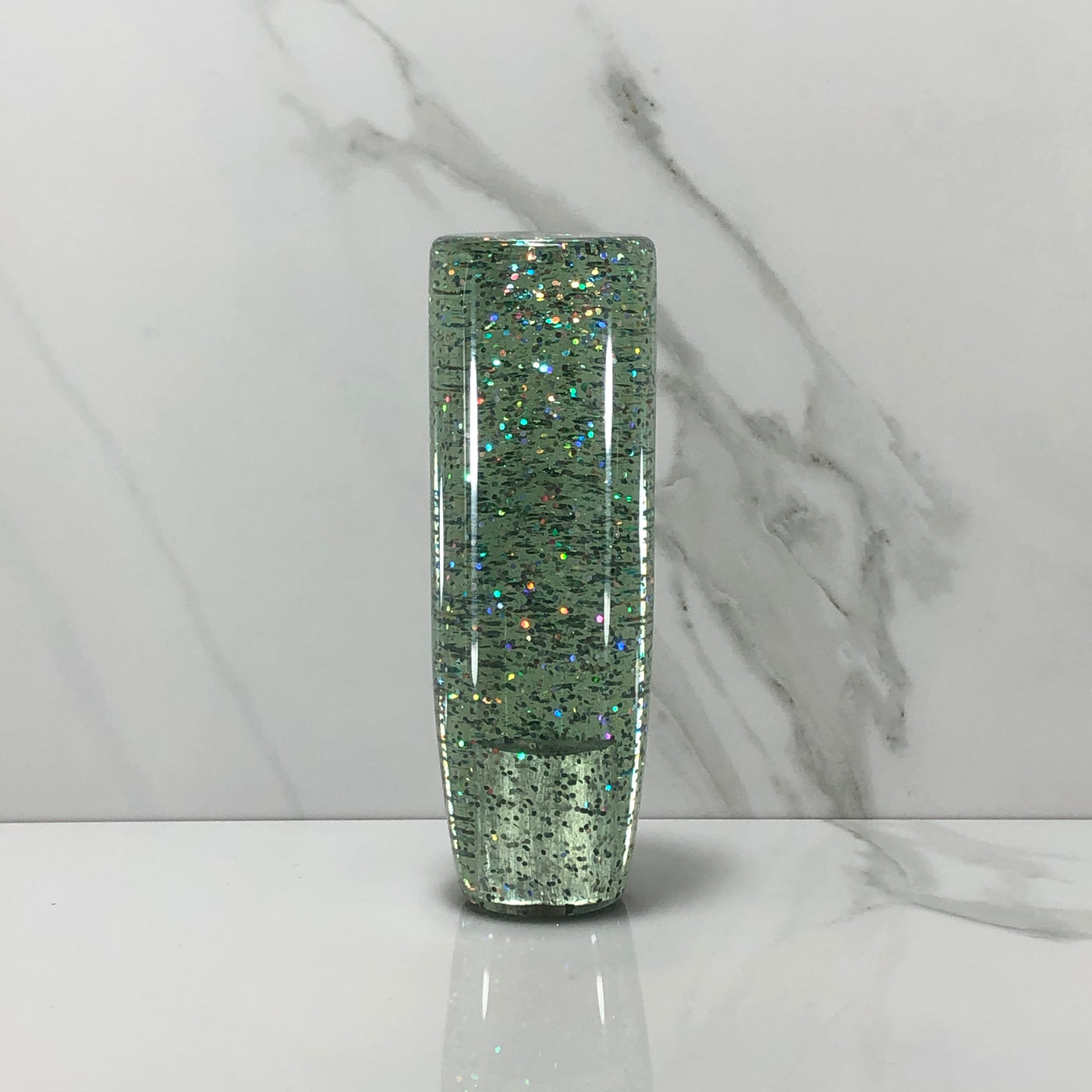 115mm Green Joystick Resin Shift Knob — 4.5 in, 12mm x 1.25
