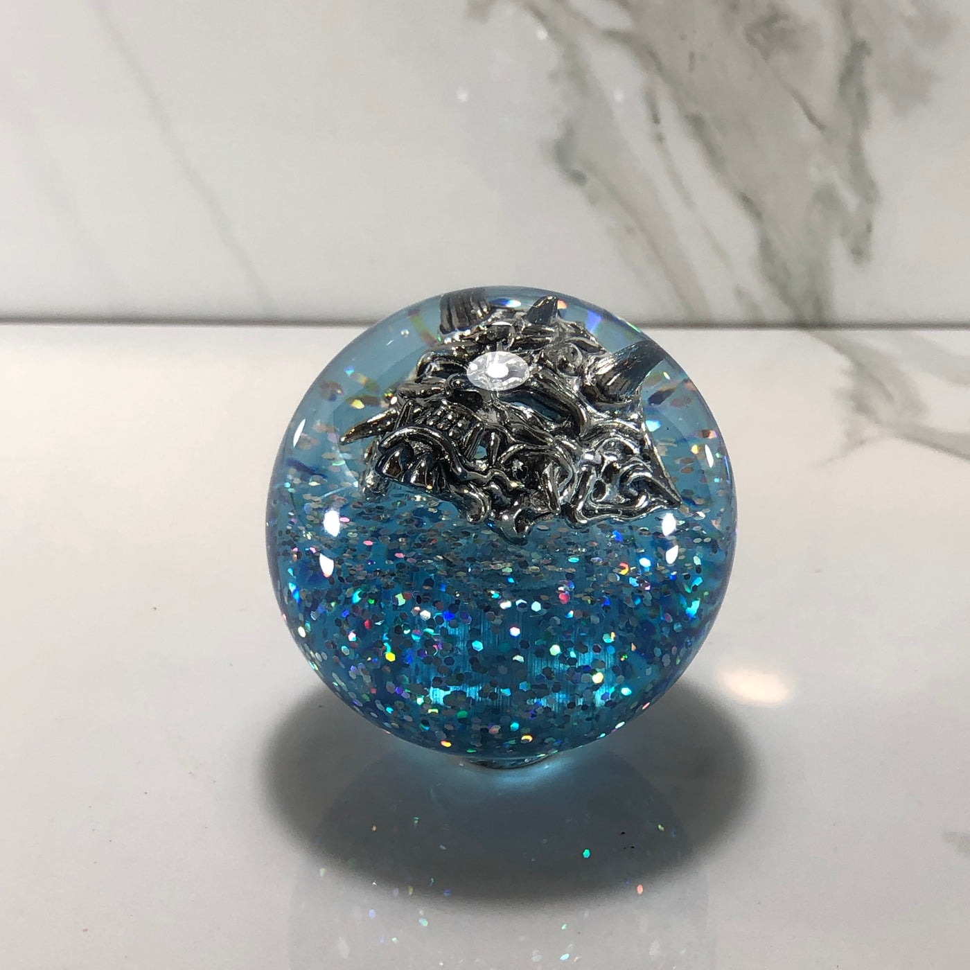 60mm Oni Mask Resin Shift Knob — 2.4 in, 12mm x 1.25